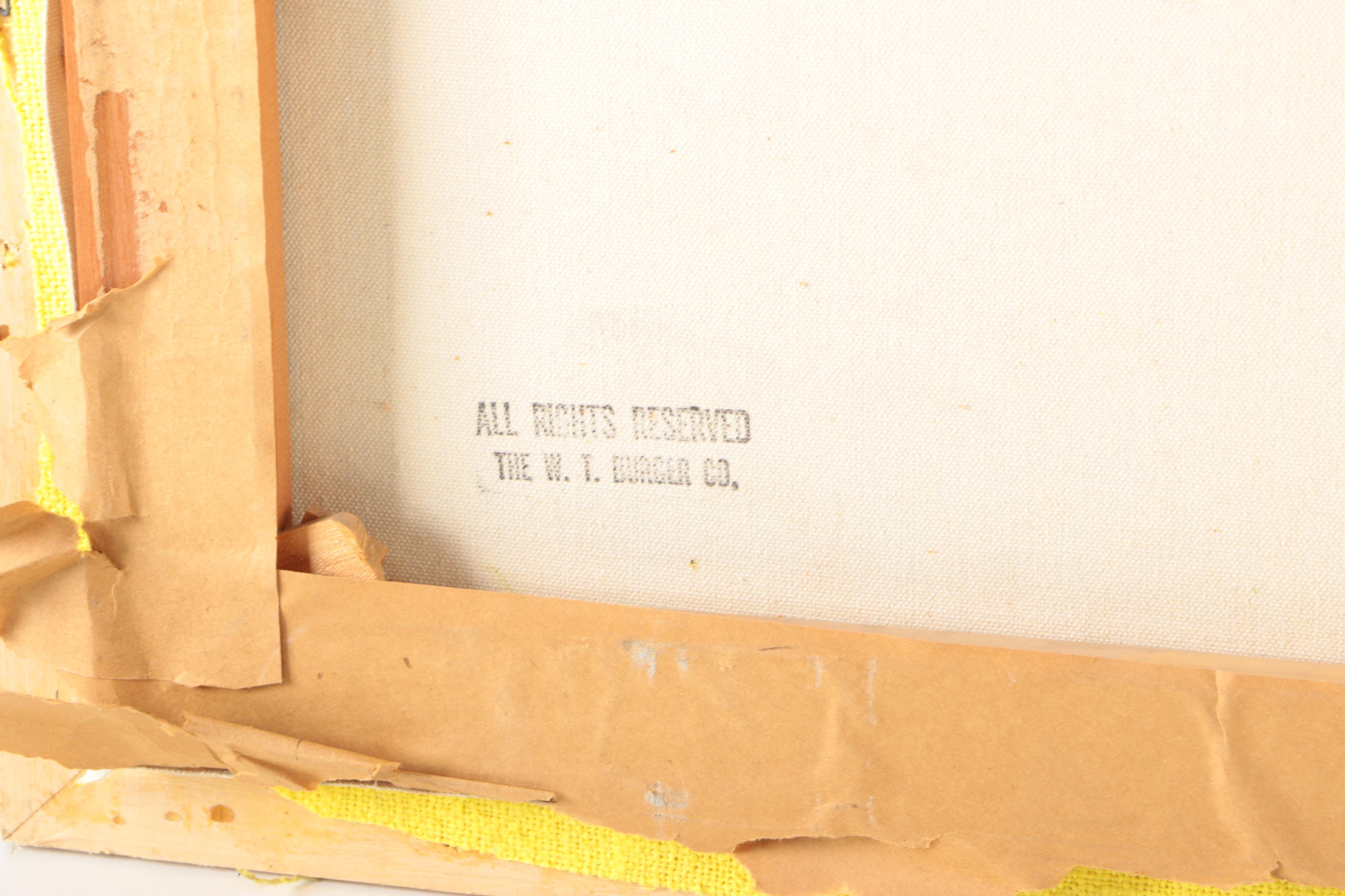 Alfred G. Huber Watercolor and Varnish on Canvas