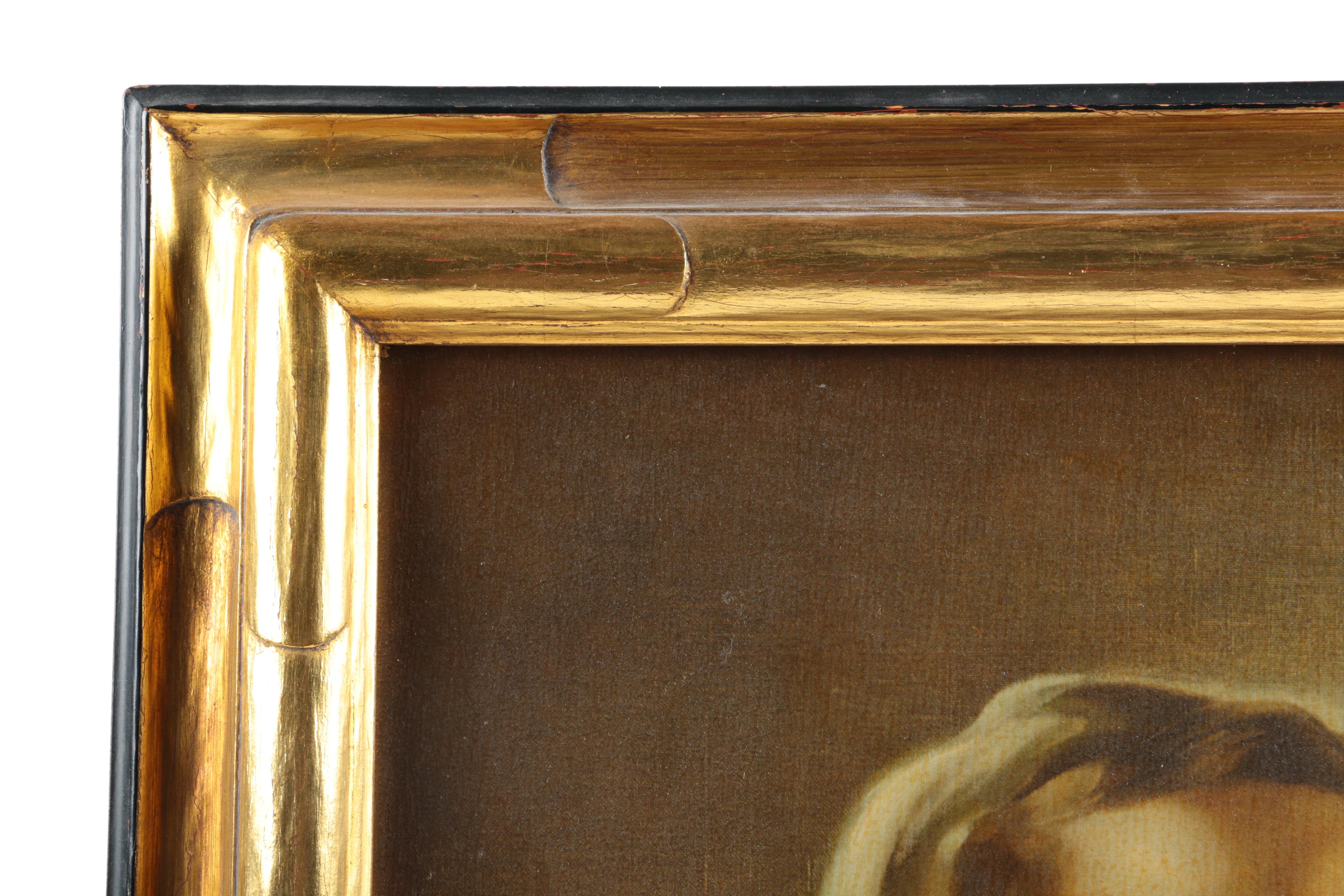 Offset Lithograph on Board Portrait of Jesus Christ