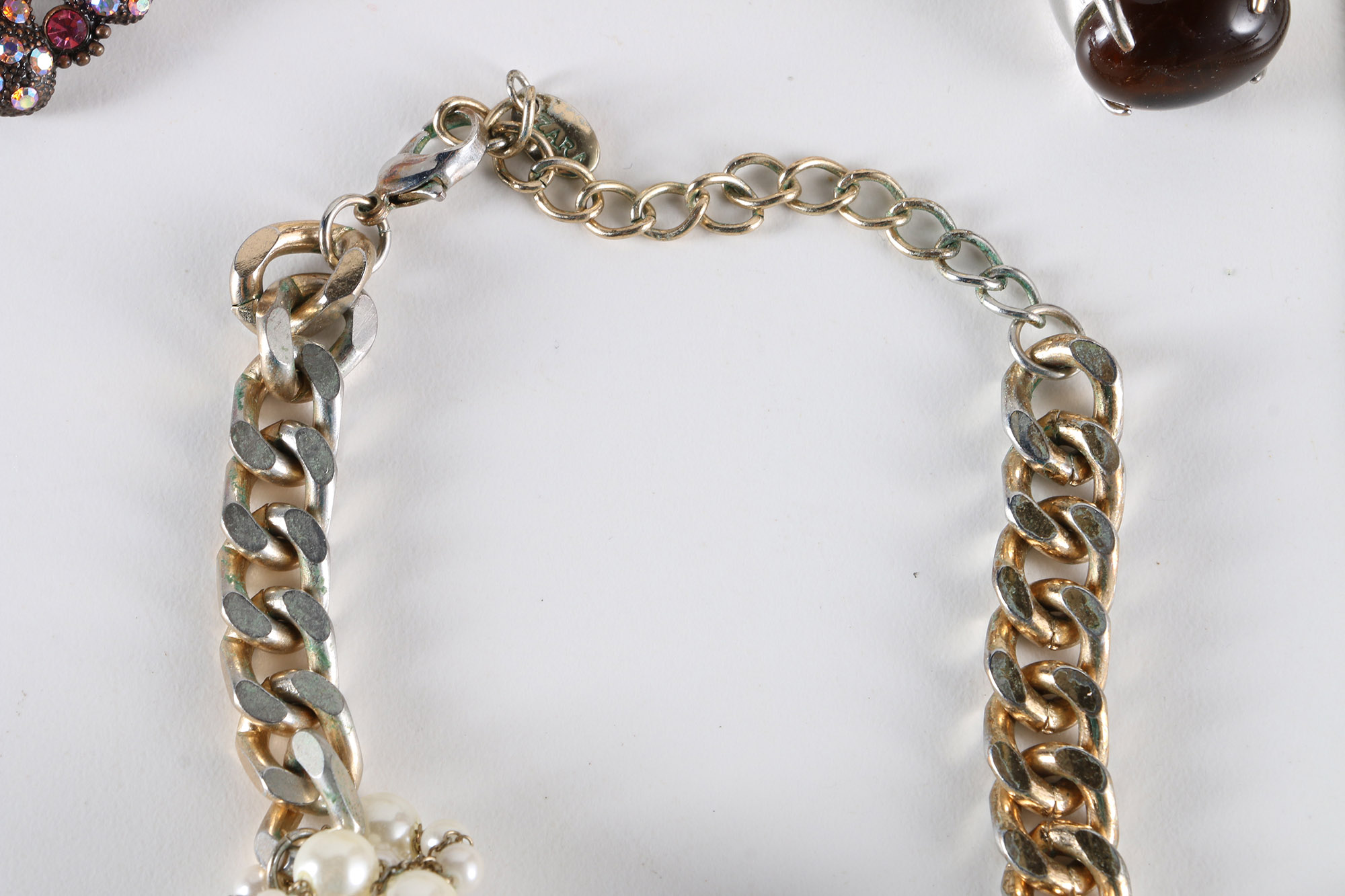 Costume Jewelry Including a Sterling Silver Pendant