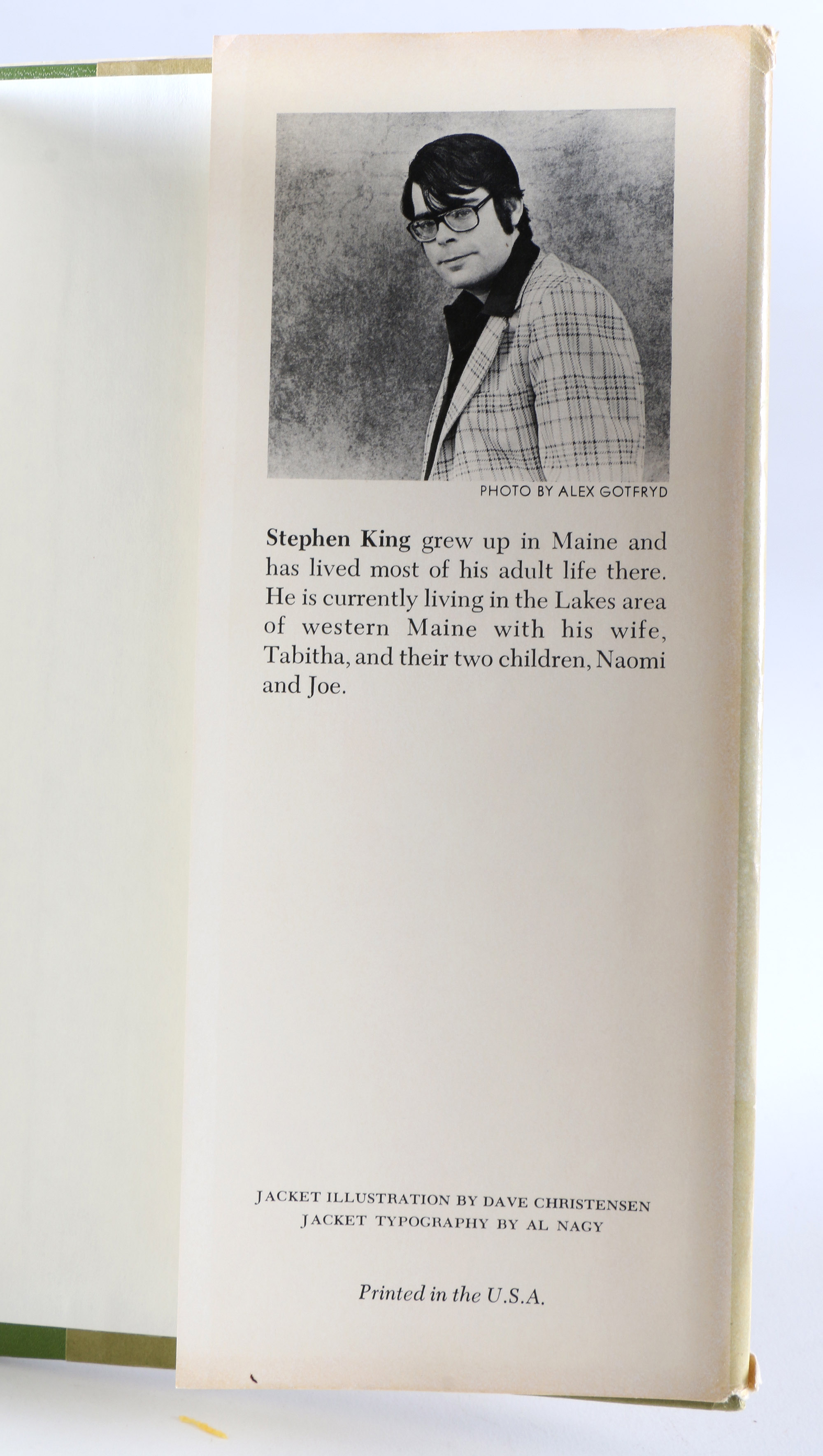 1977 Book Club Edition of "The Shining" by Stephen King