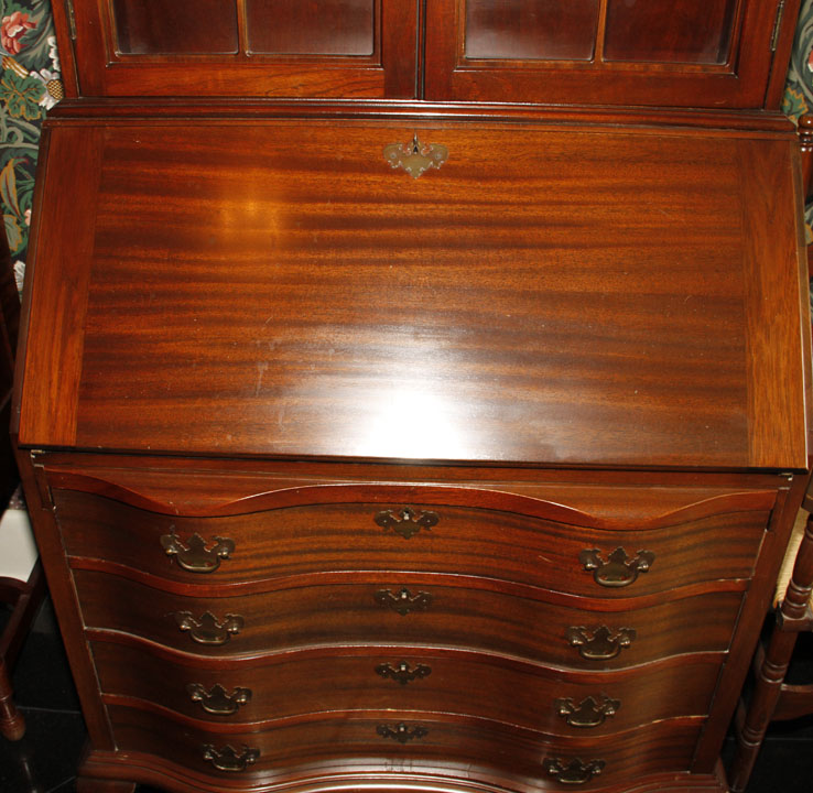 Vintage Mahogany Secretary Bookcase