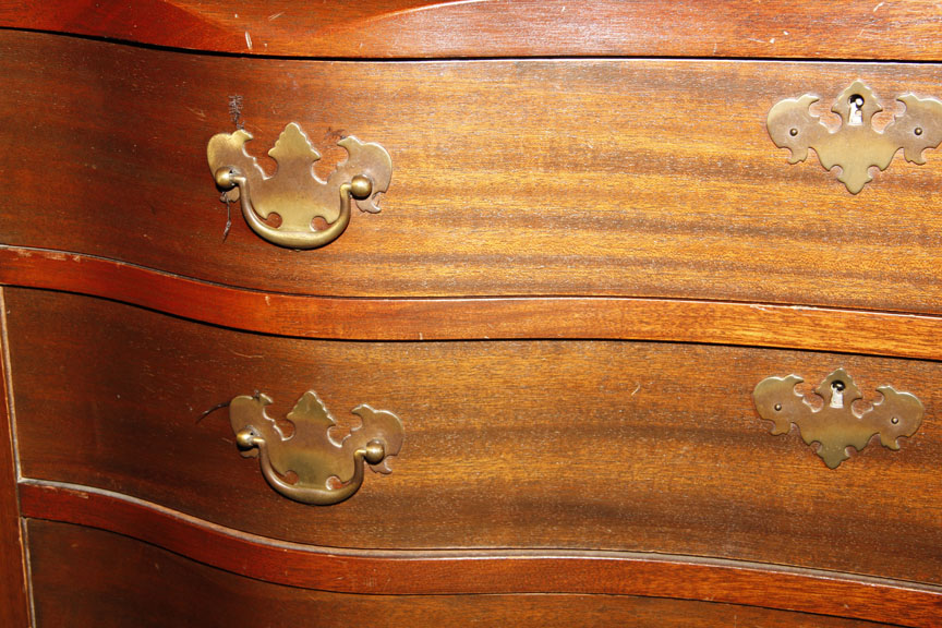 Vintage Mahogany Secretary Bookcase