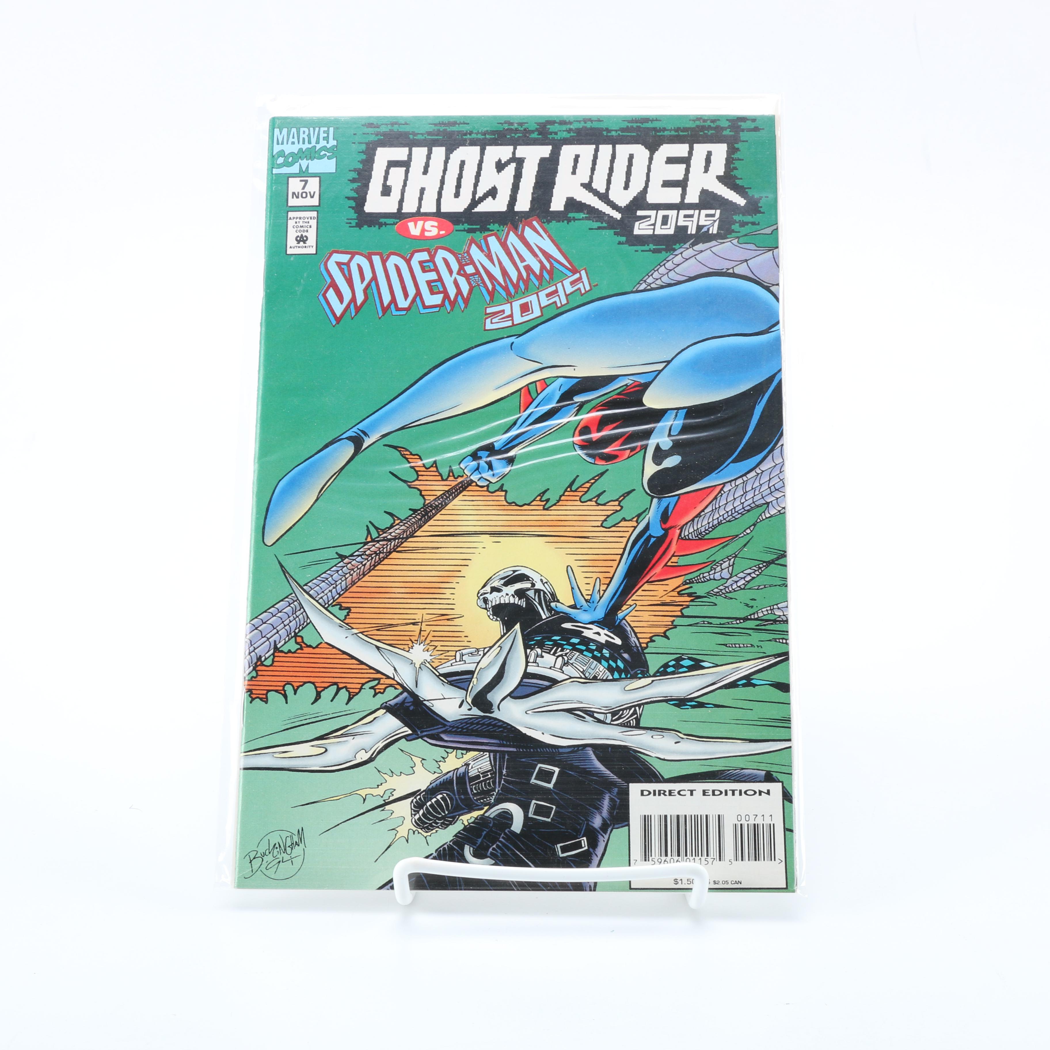 Assorted "Ghost Rider 2099" Comic Books Including Issue 1