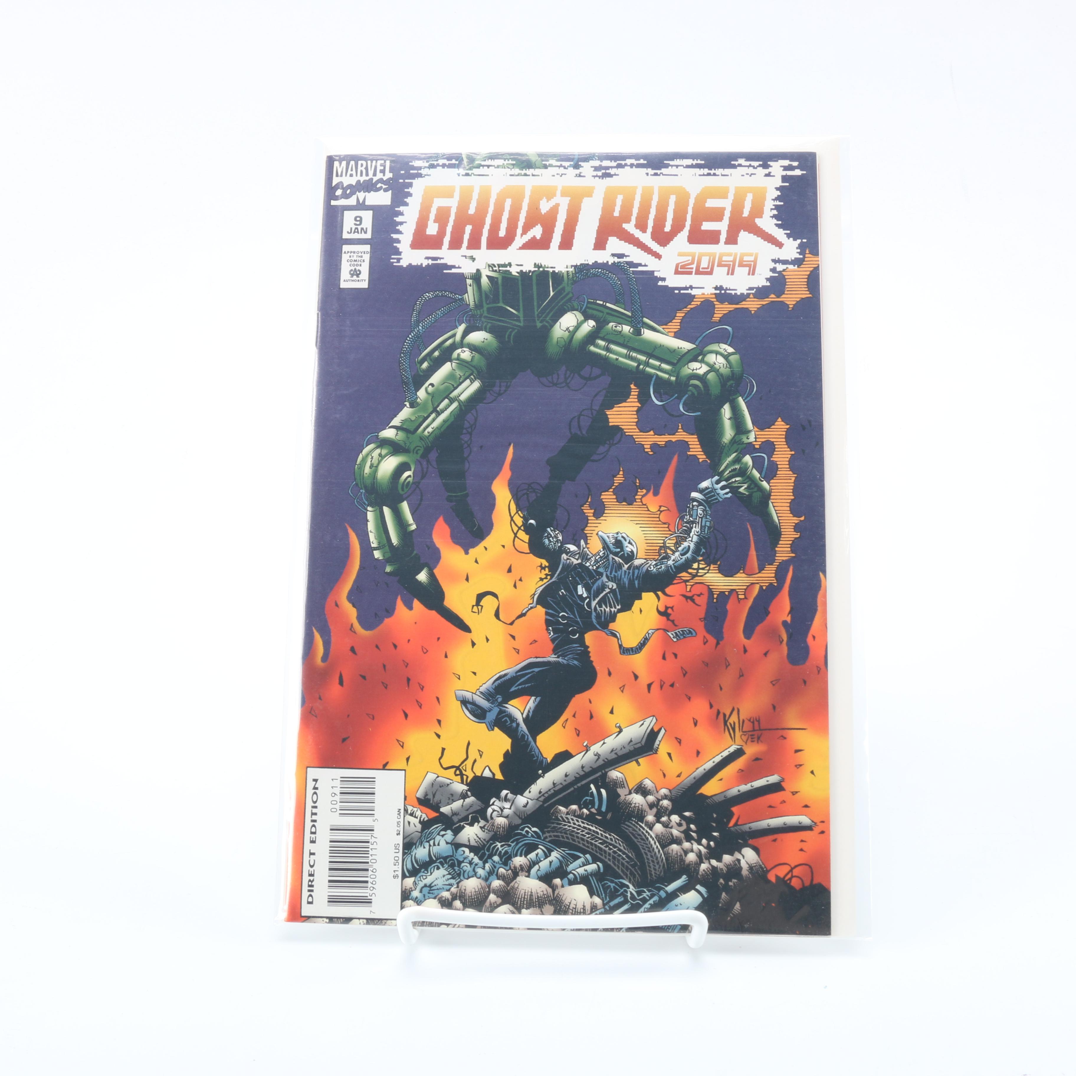 Assorted "Ghost Rider 2099" Comic Books Including Issue 1