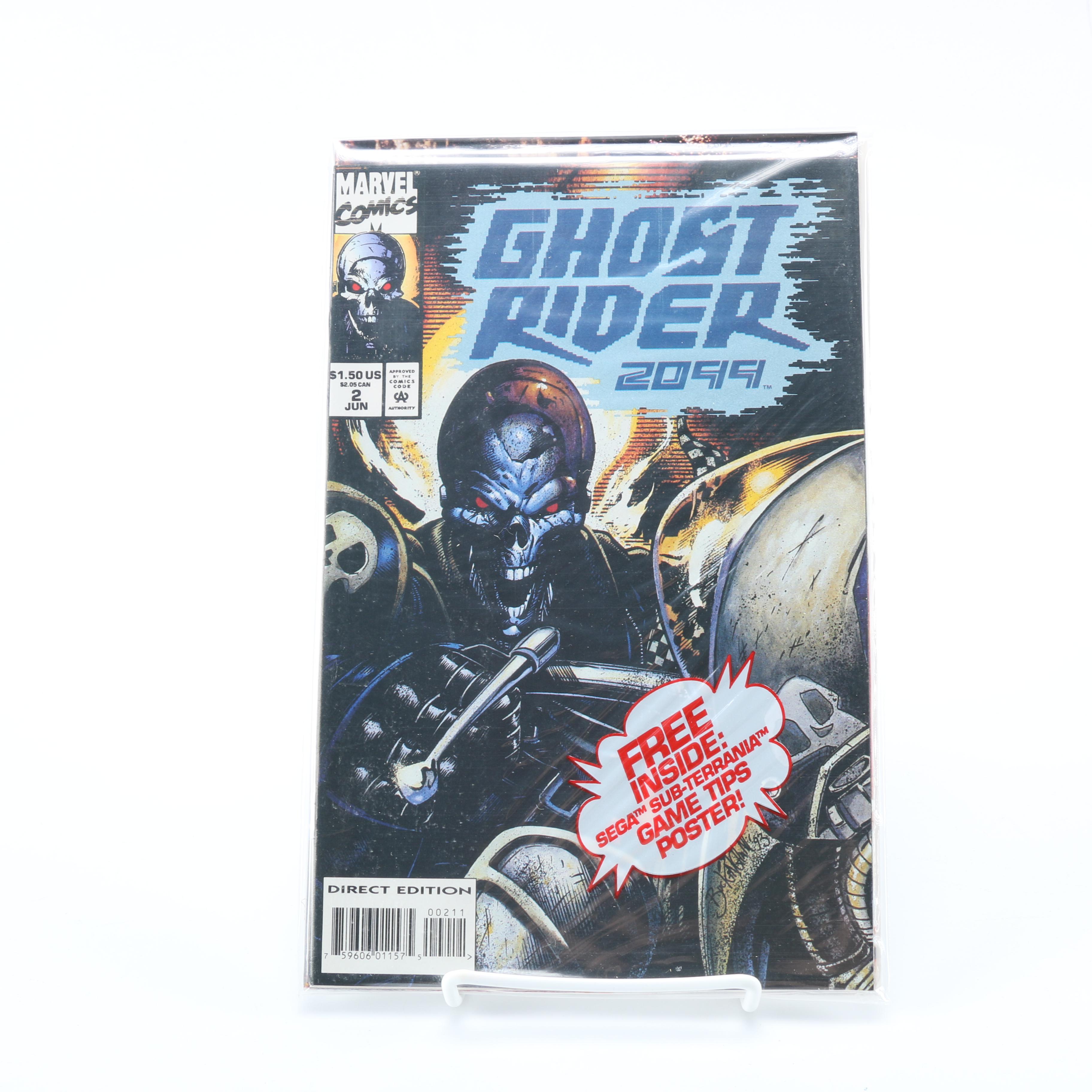 Assorted "Ghost Rider 2099" Comic Books Including Issue 1