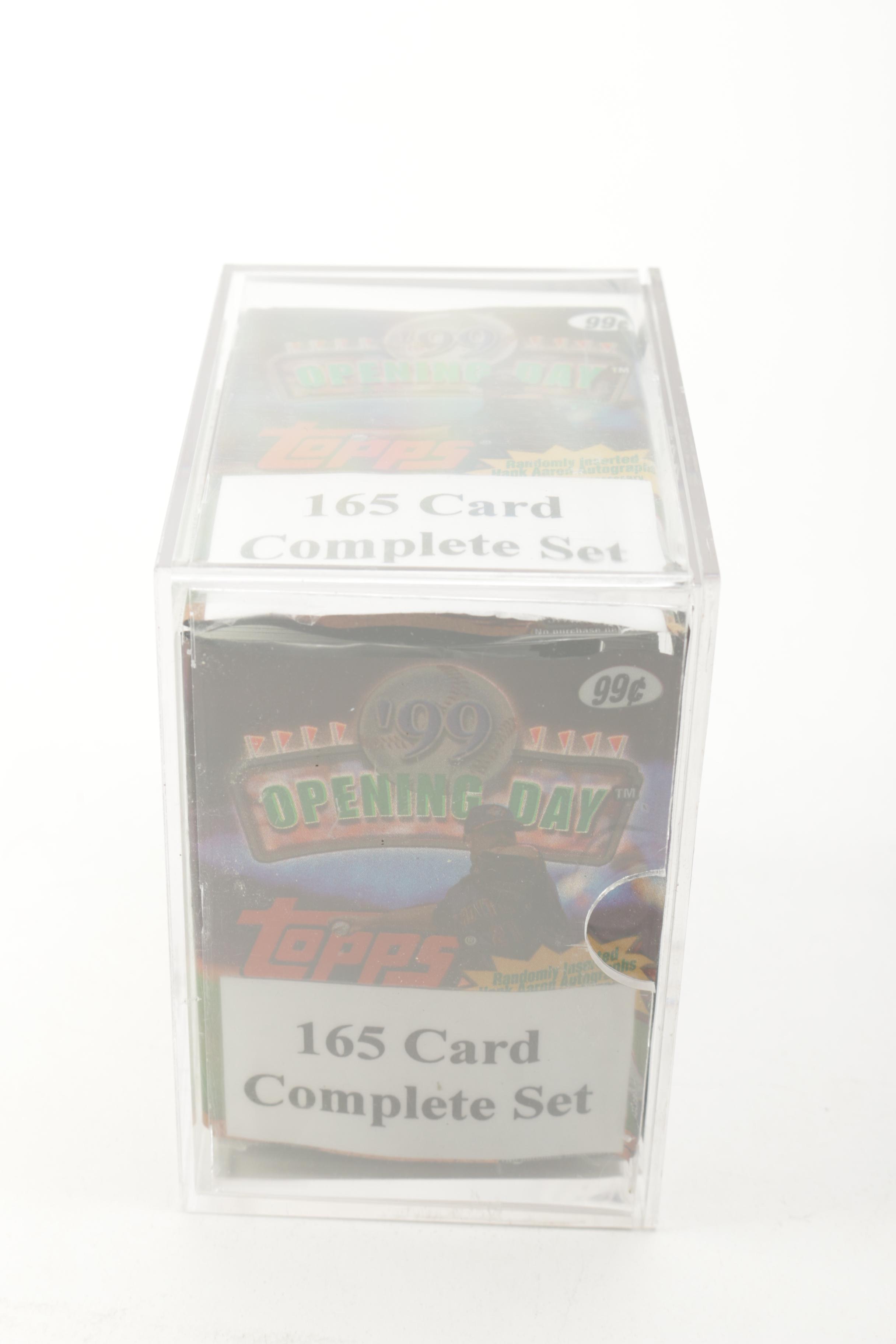 Topps 1999 Opening Day Complete Set  and 2002 Baseball Cards