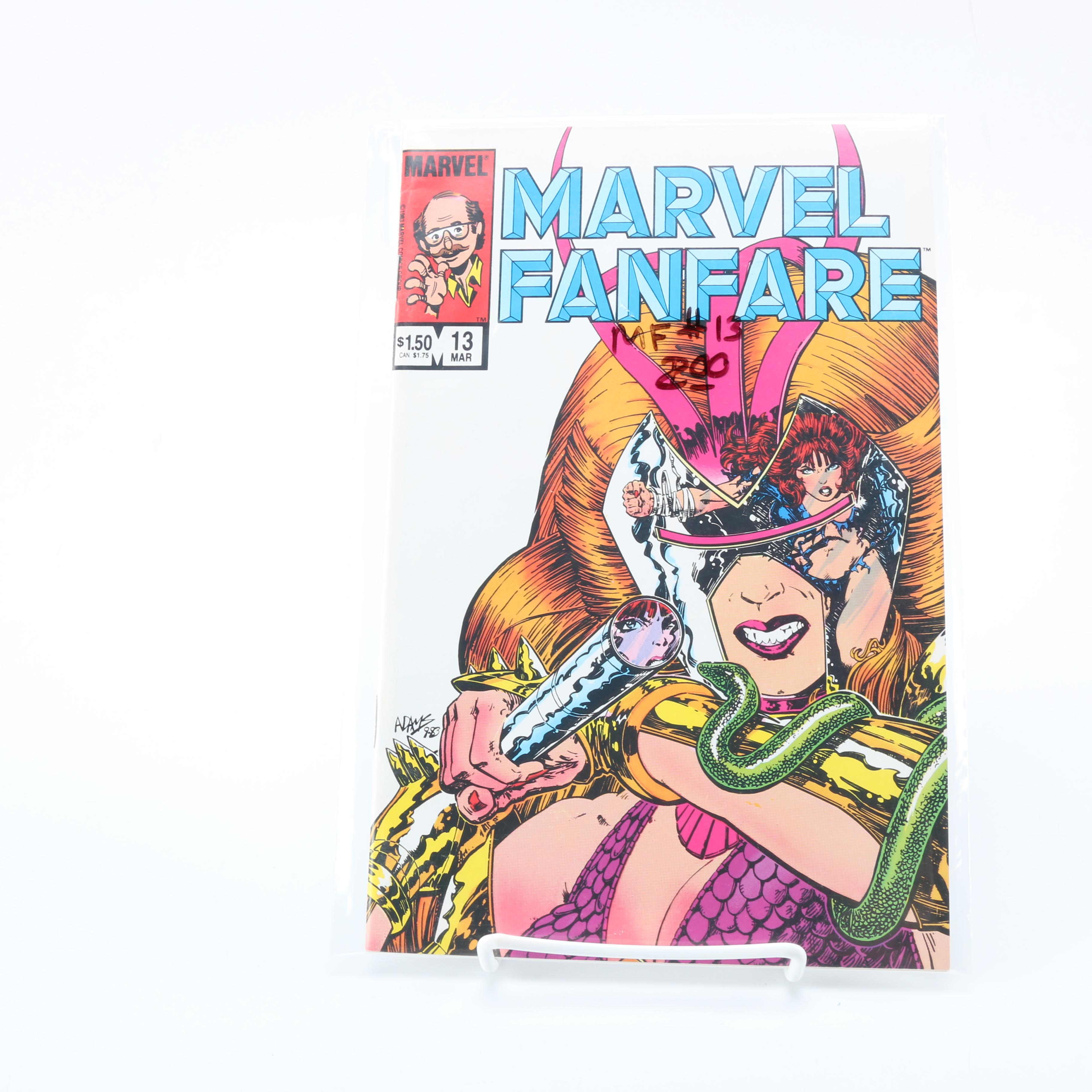 Assorted "Marvel Fanfare" Comics Featuring Issue 1
