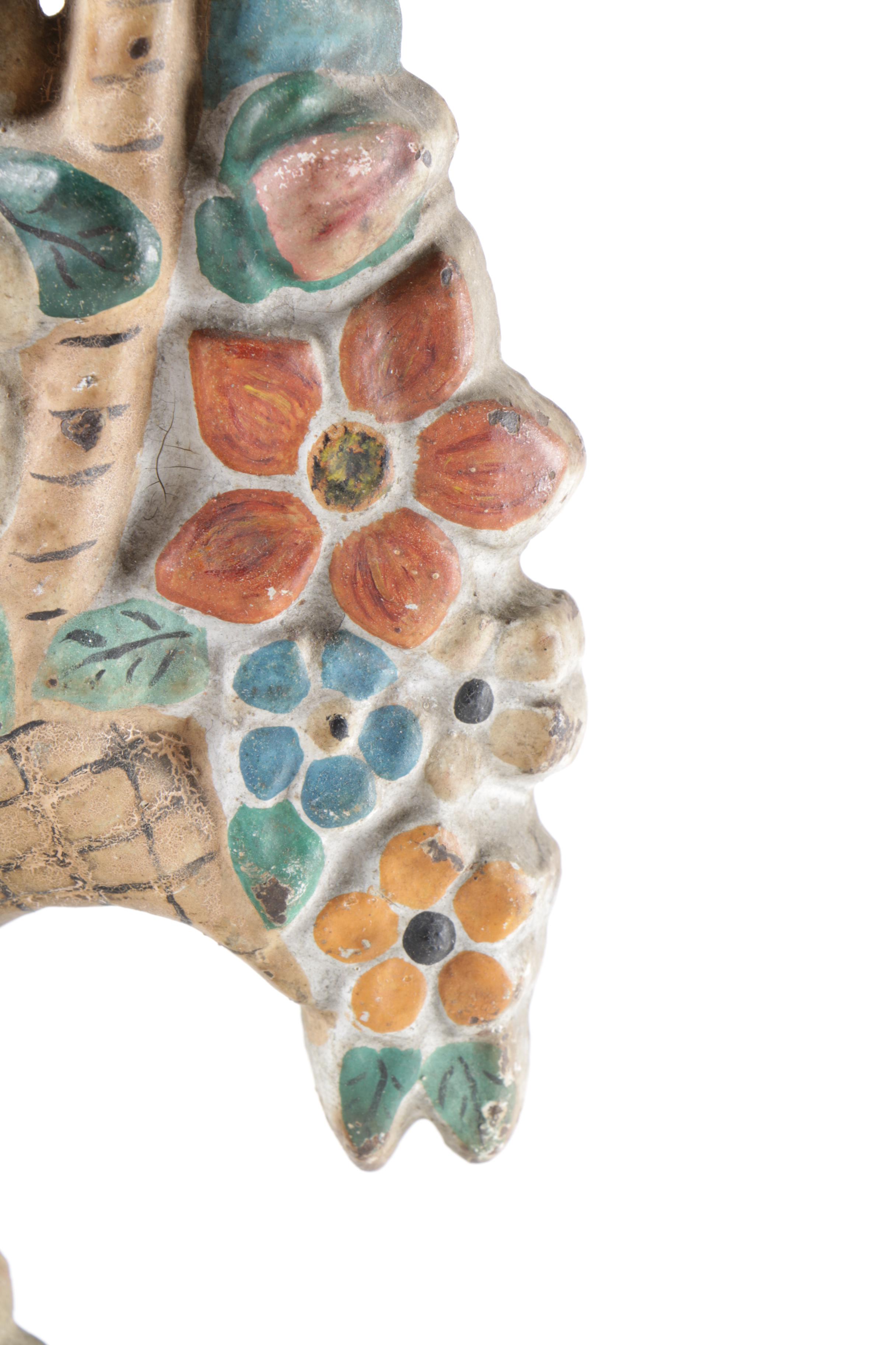 Cast Iron Floral Door Stopper