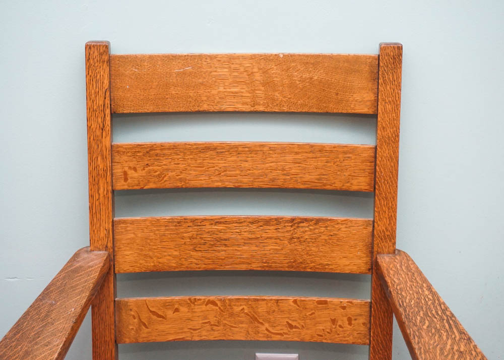 Vintage Oak Armchair