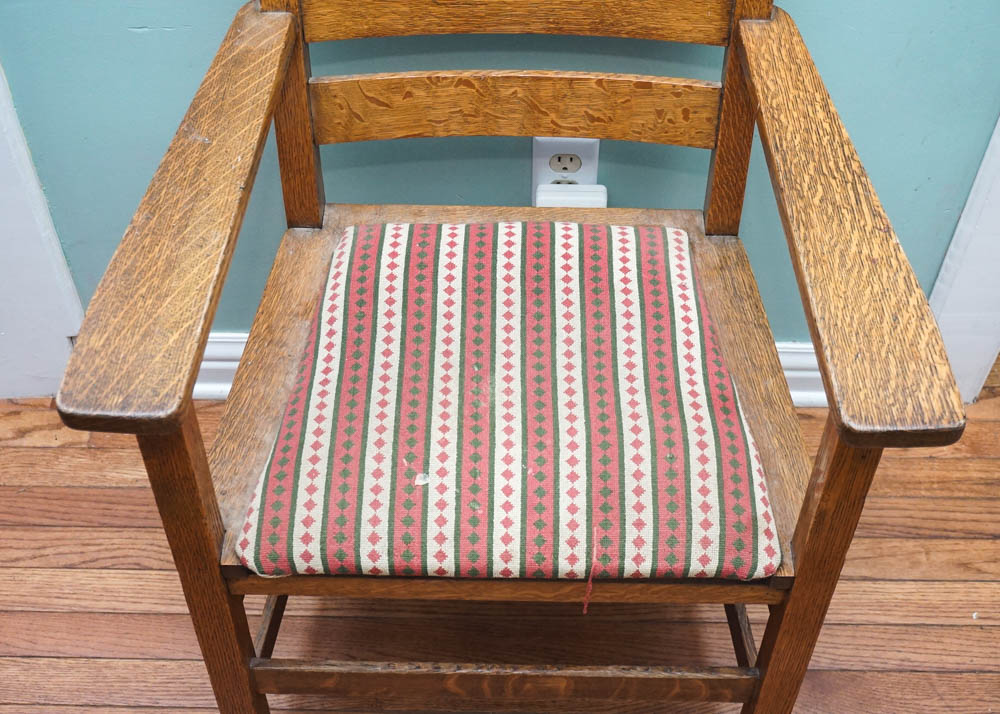 Vintage Oak Armchair