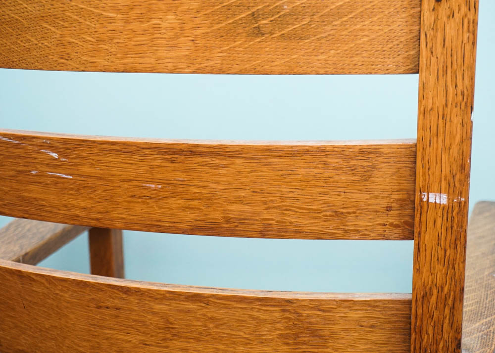 Vintage Oak Armchair