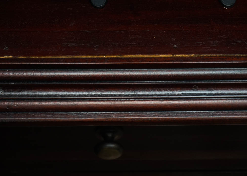 Vintage Dark Cherry Corner Cabinet