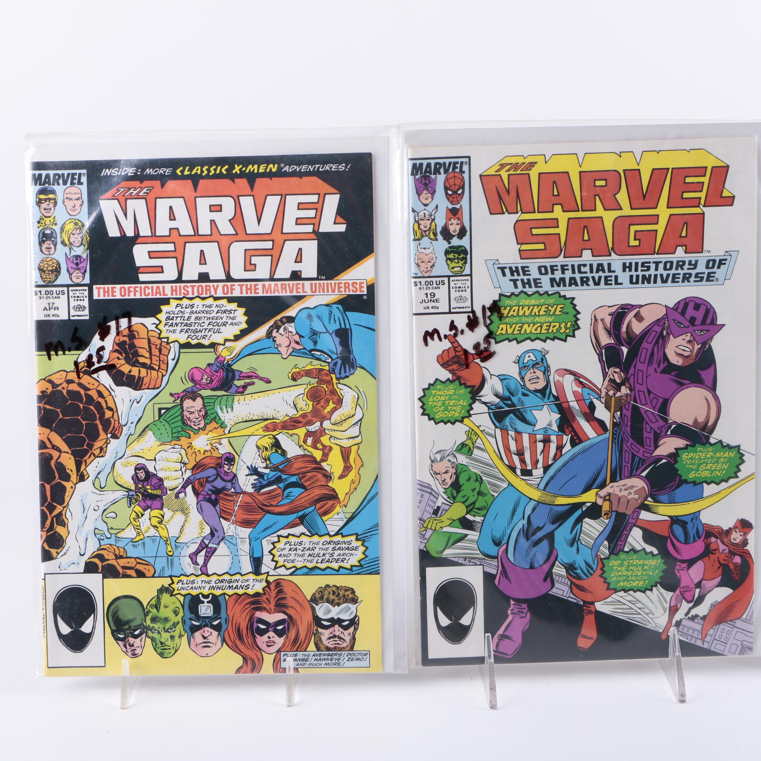 "Marvel Saga" Bronze Age Comics