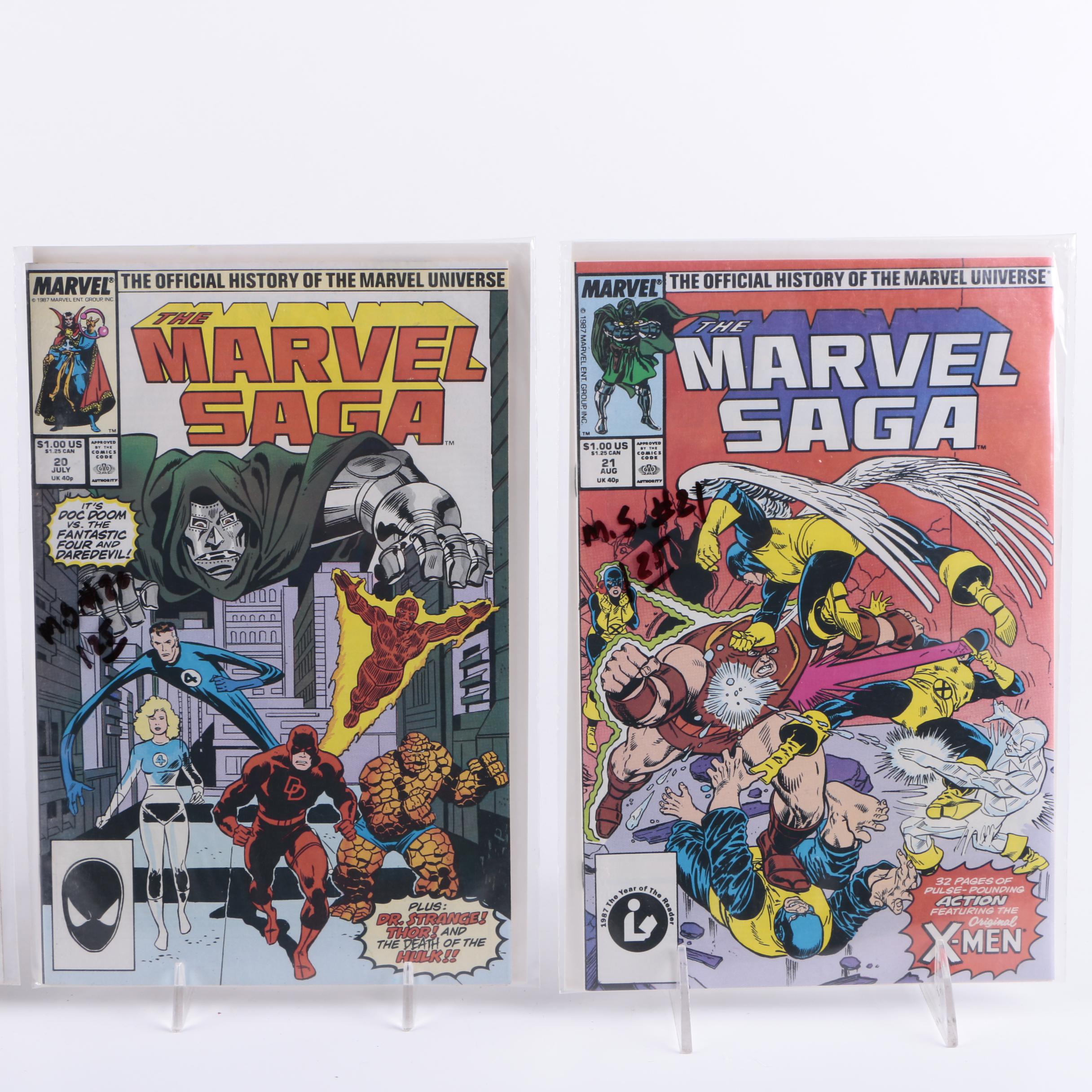 "Marvel Saga" Bronze Age Comics