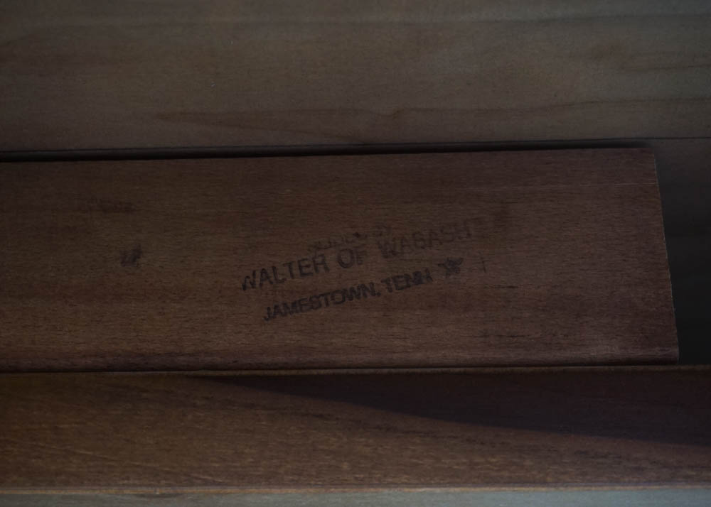 Vintage Double Pedestal Dining Table by Walter of Wabash