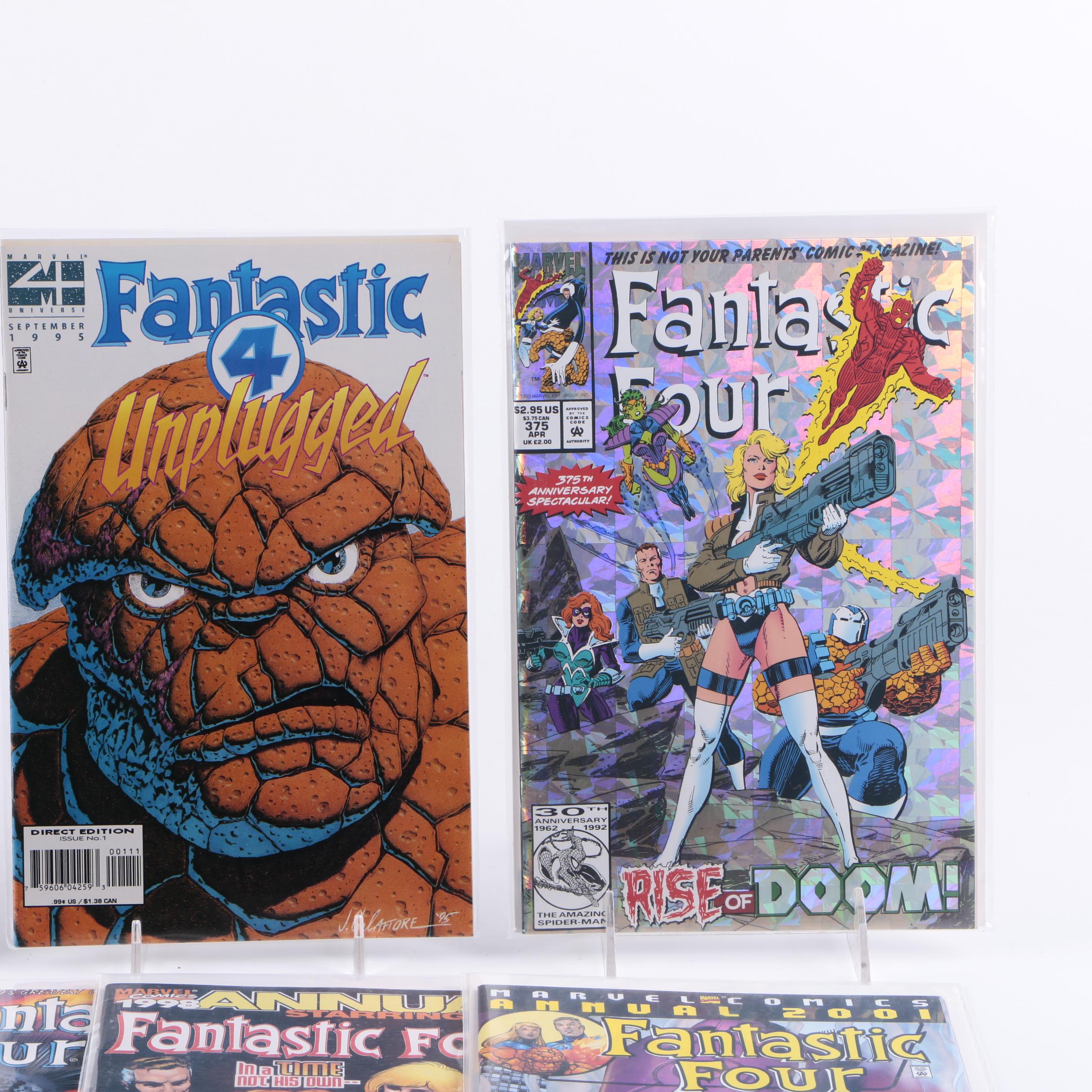 Modern Age Comics Featuring "Fantastic Four" Annuals