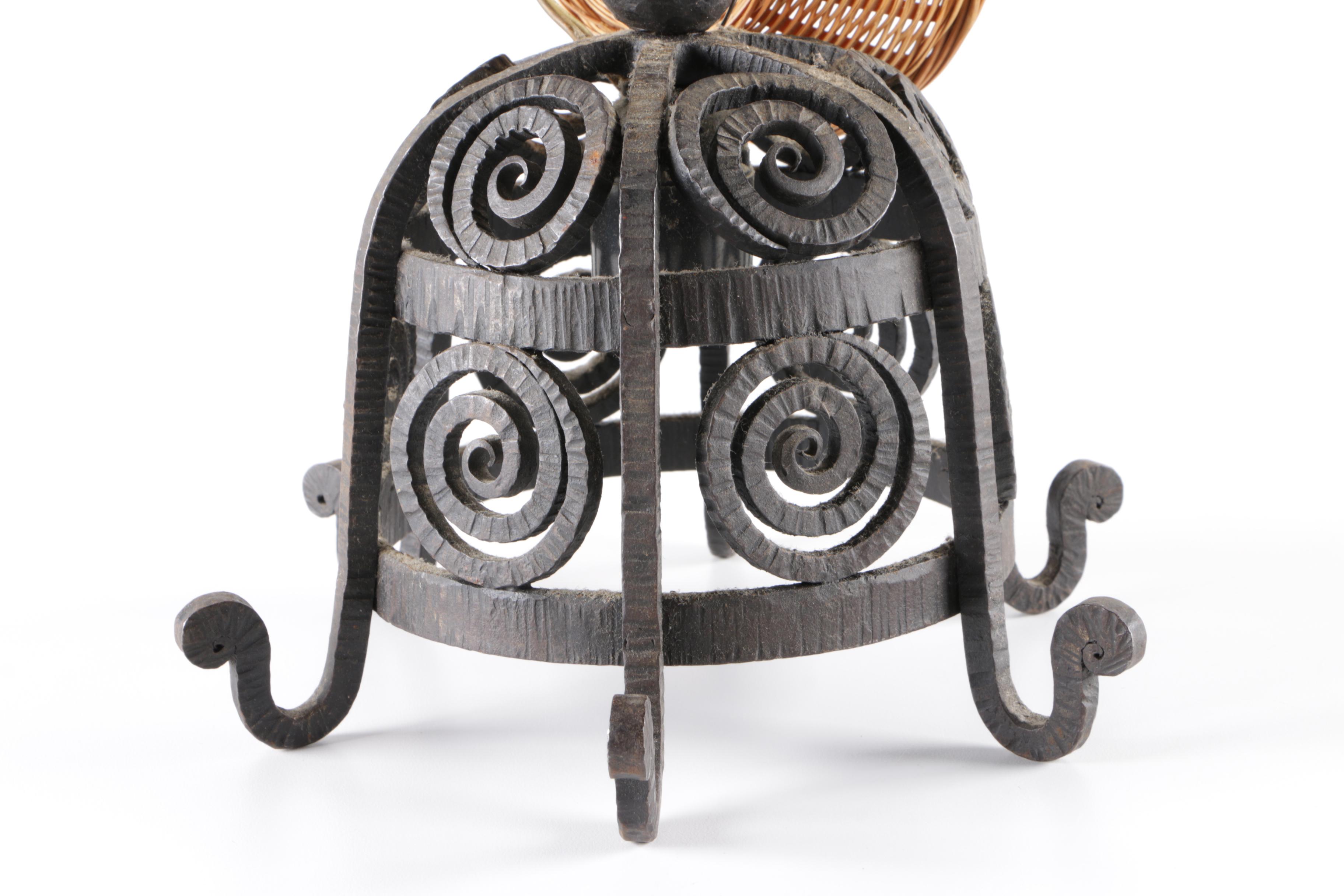 Spiral Themed Iron Hanging Light