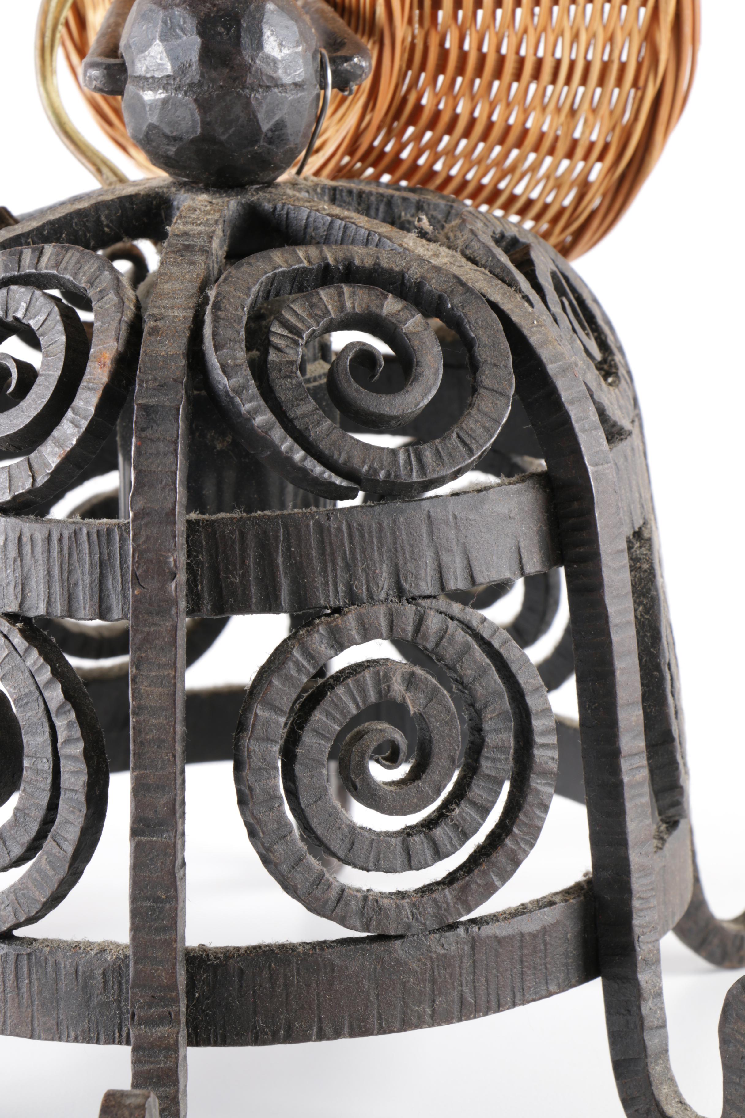 Spiral Themed Iron Hanging Light