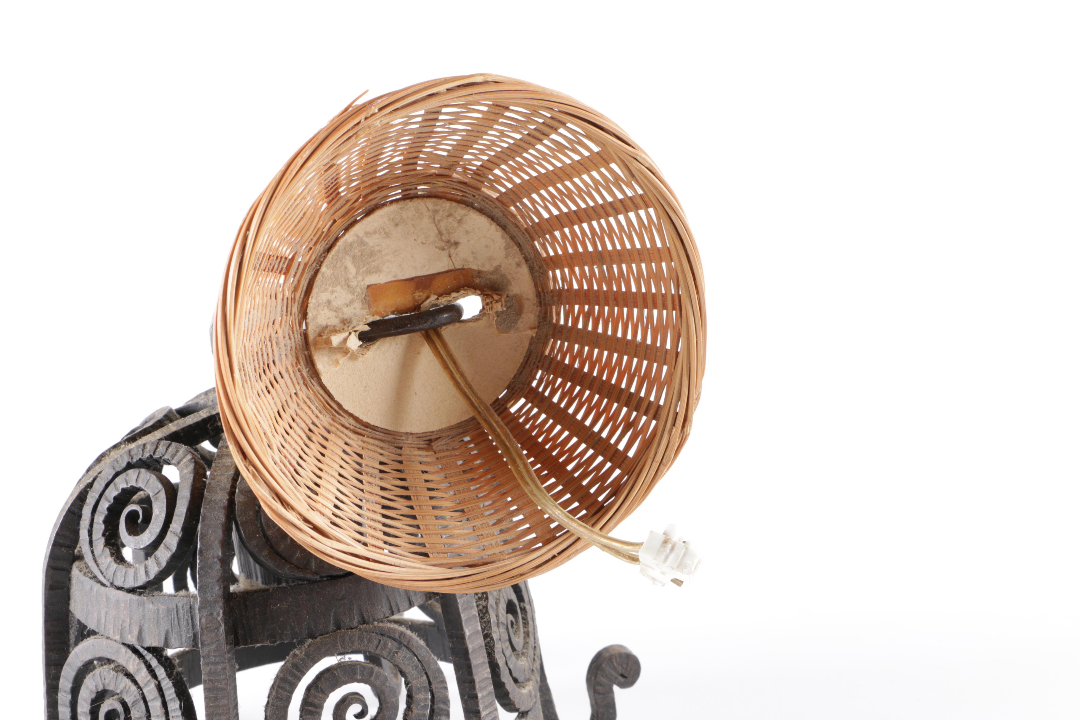 Spiral Themed Iron Hanging Light