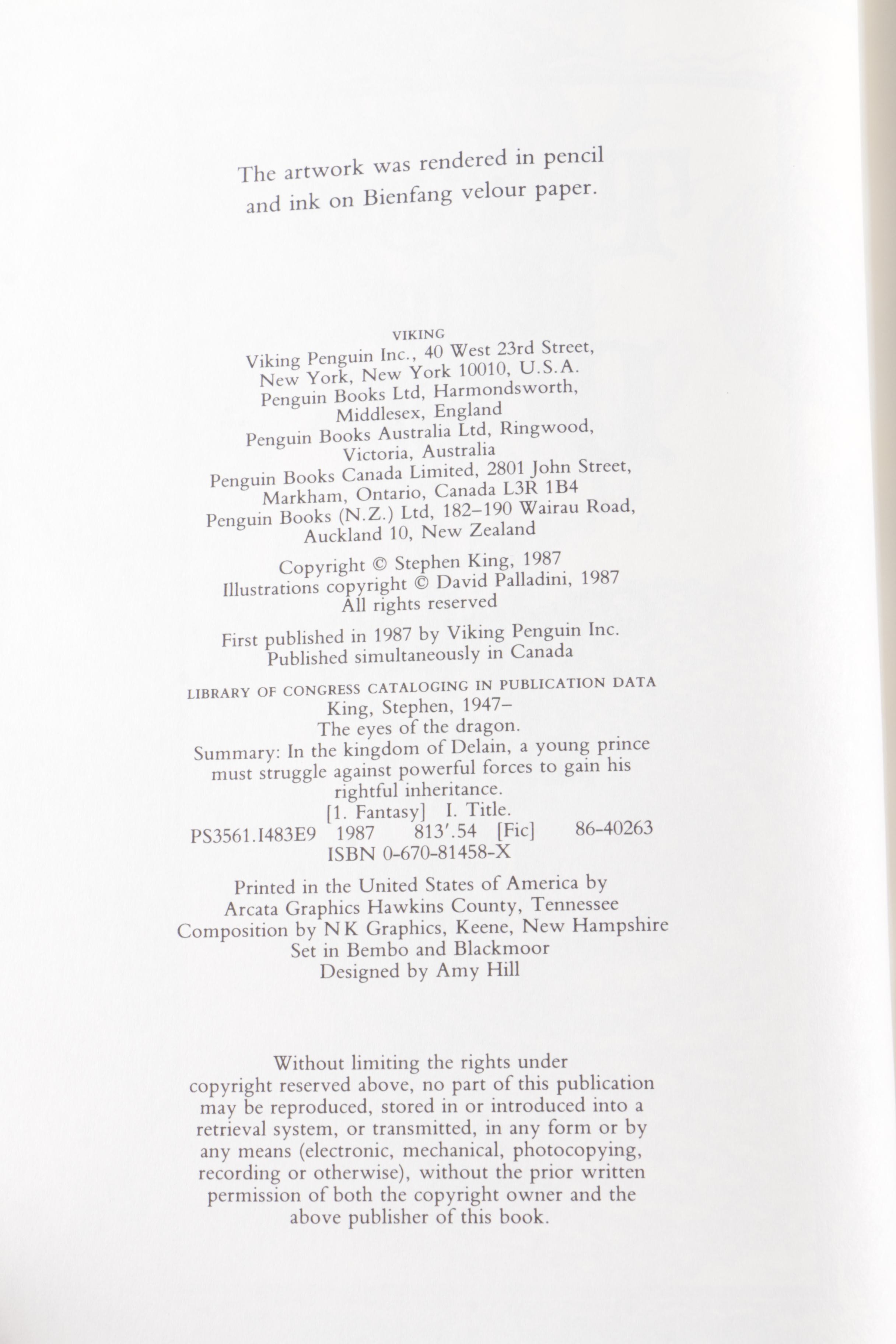 First Edition Stephen King Books