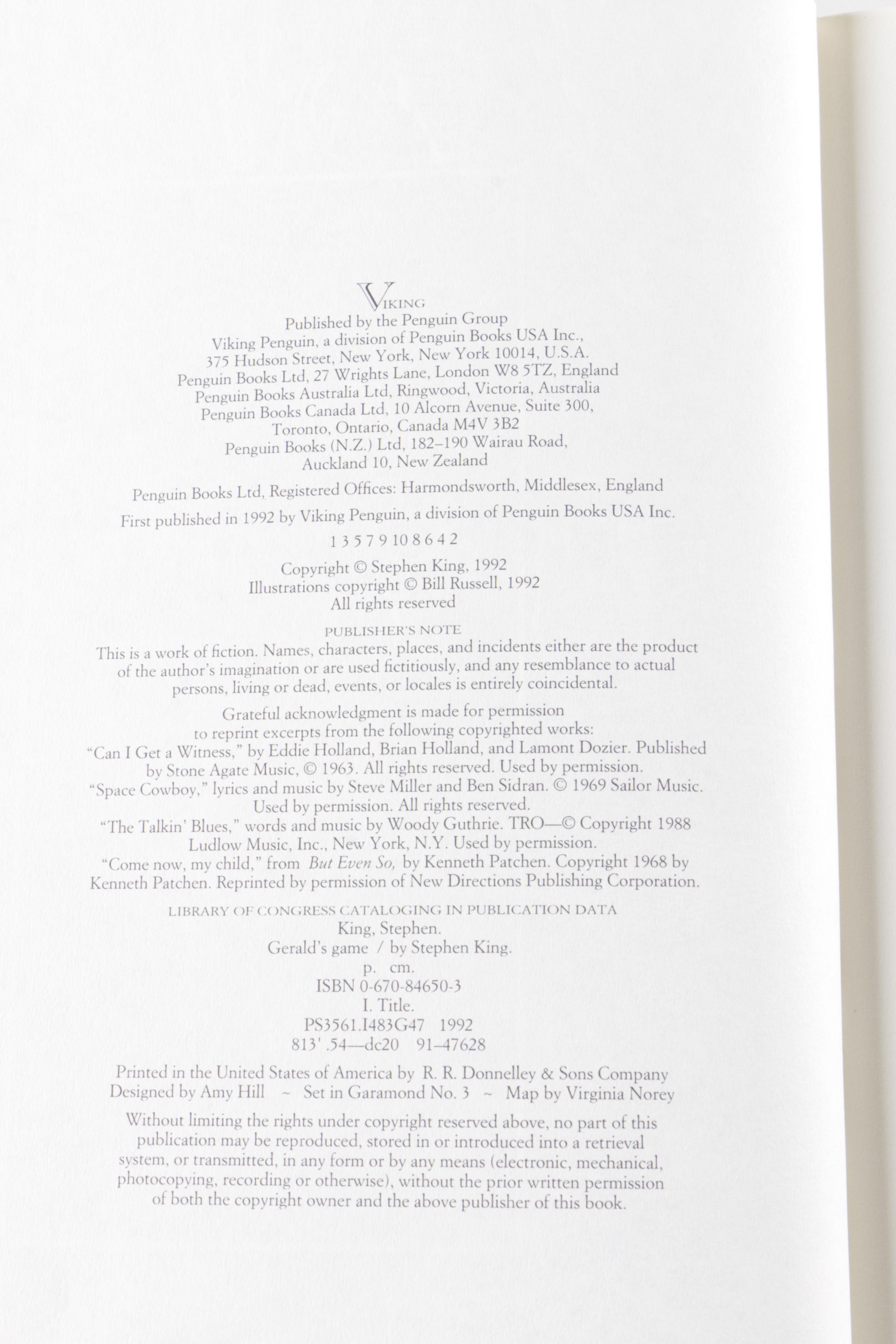 First Edition Stephen King Books