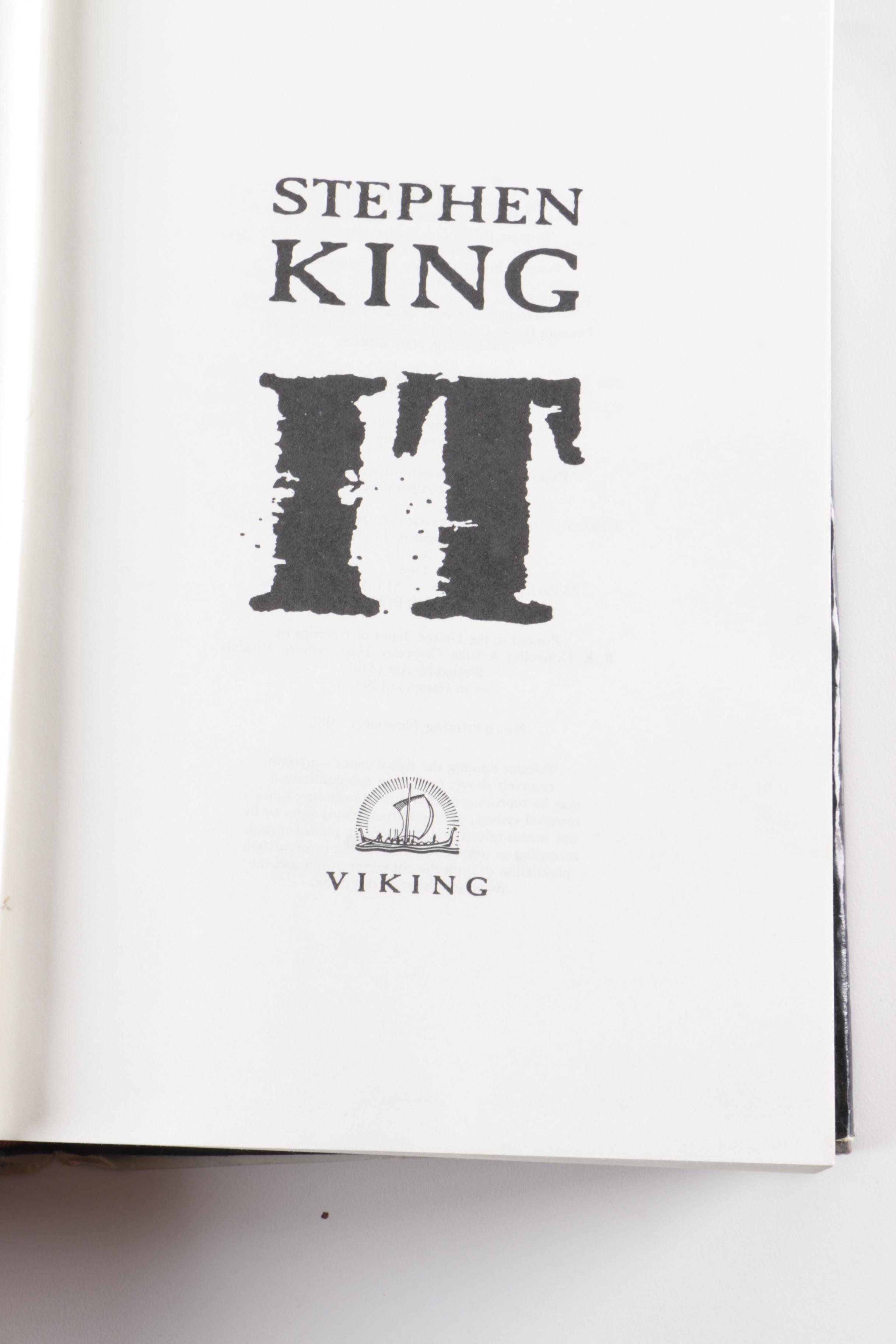 First Edition Stephen King Books