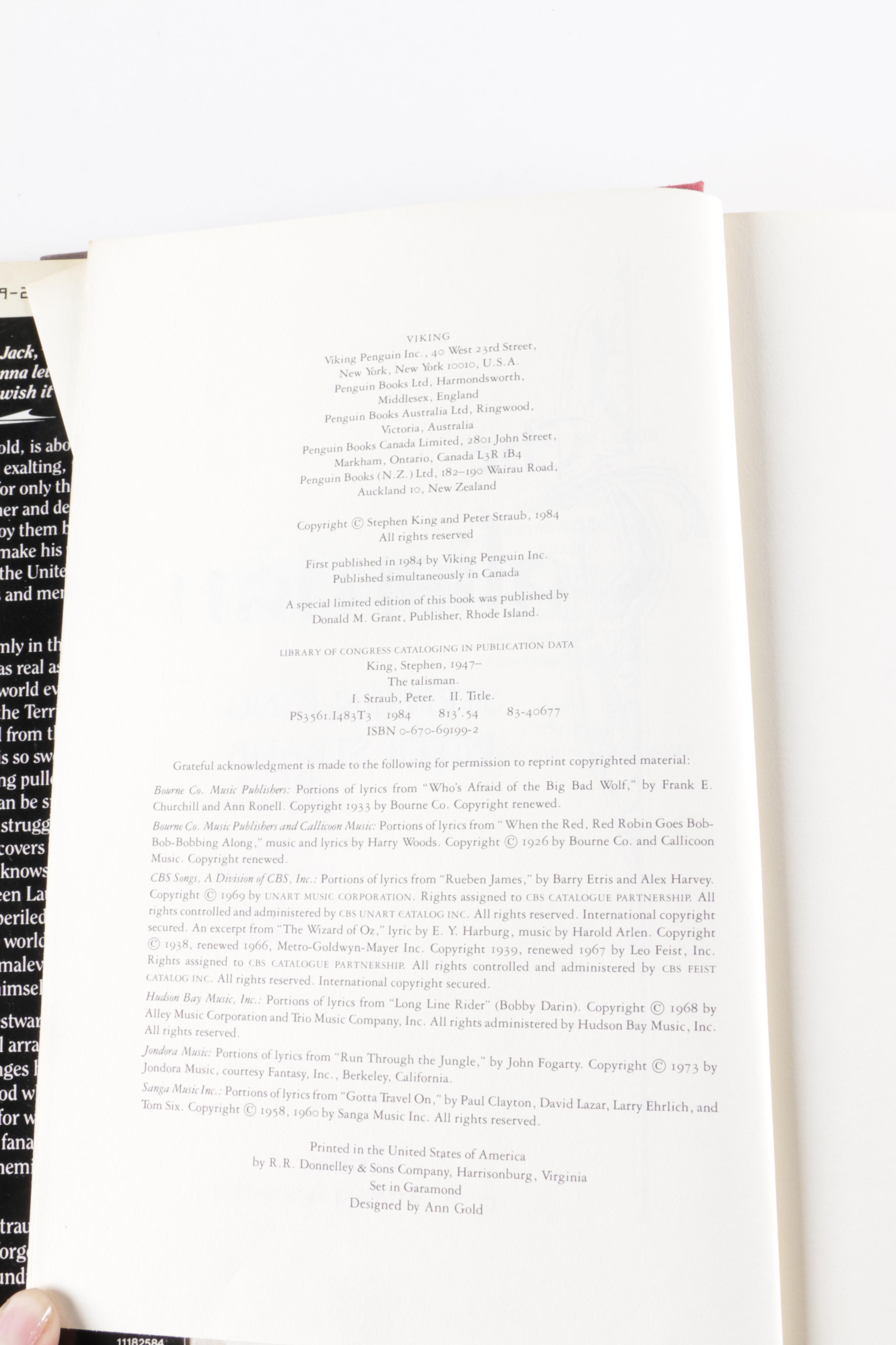 First Edition Stephen King Books