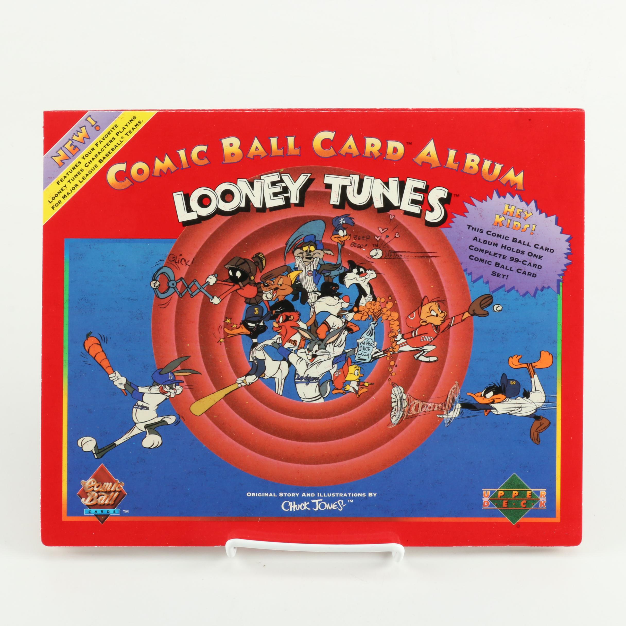 Collection of MLB Looney Tunes Trading Cards