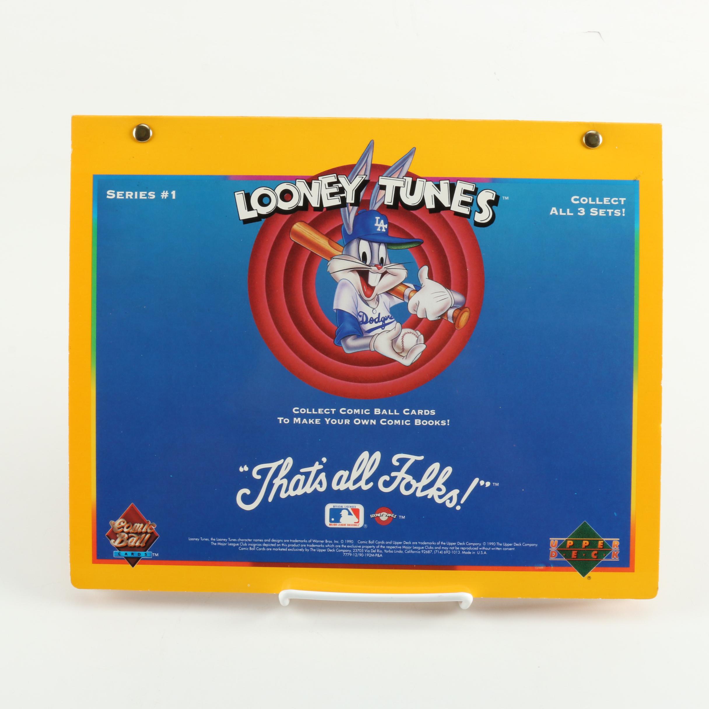 Collection of MLB Looney Tunes Trading Cards