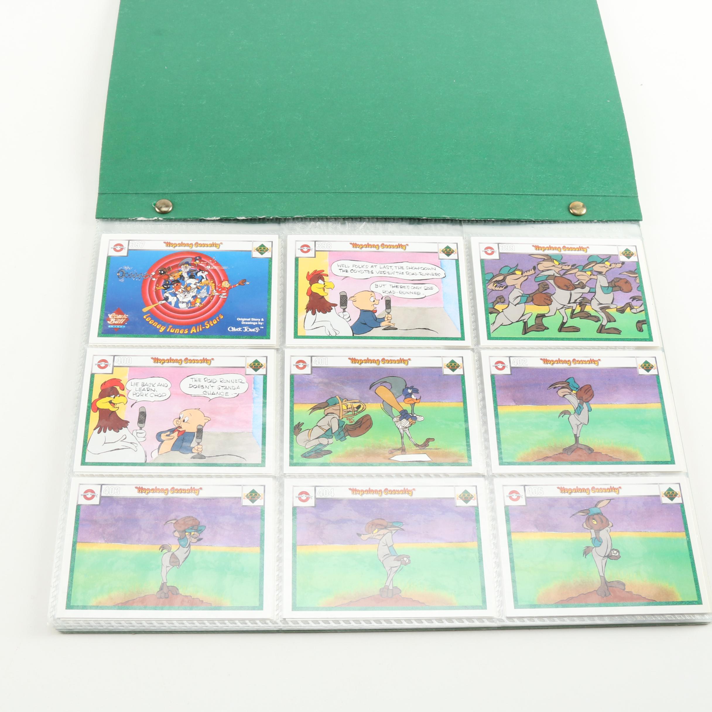 Collection of MLB Looney Tunes Trading Cards