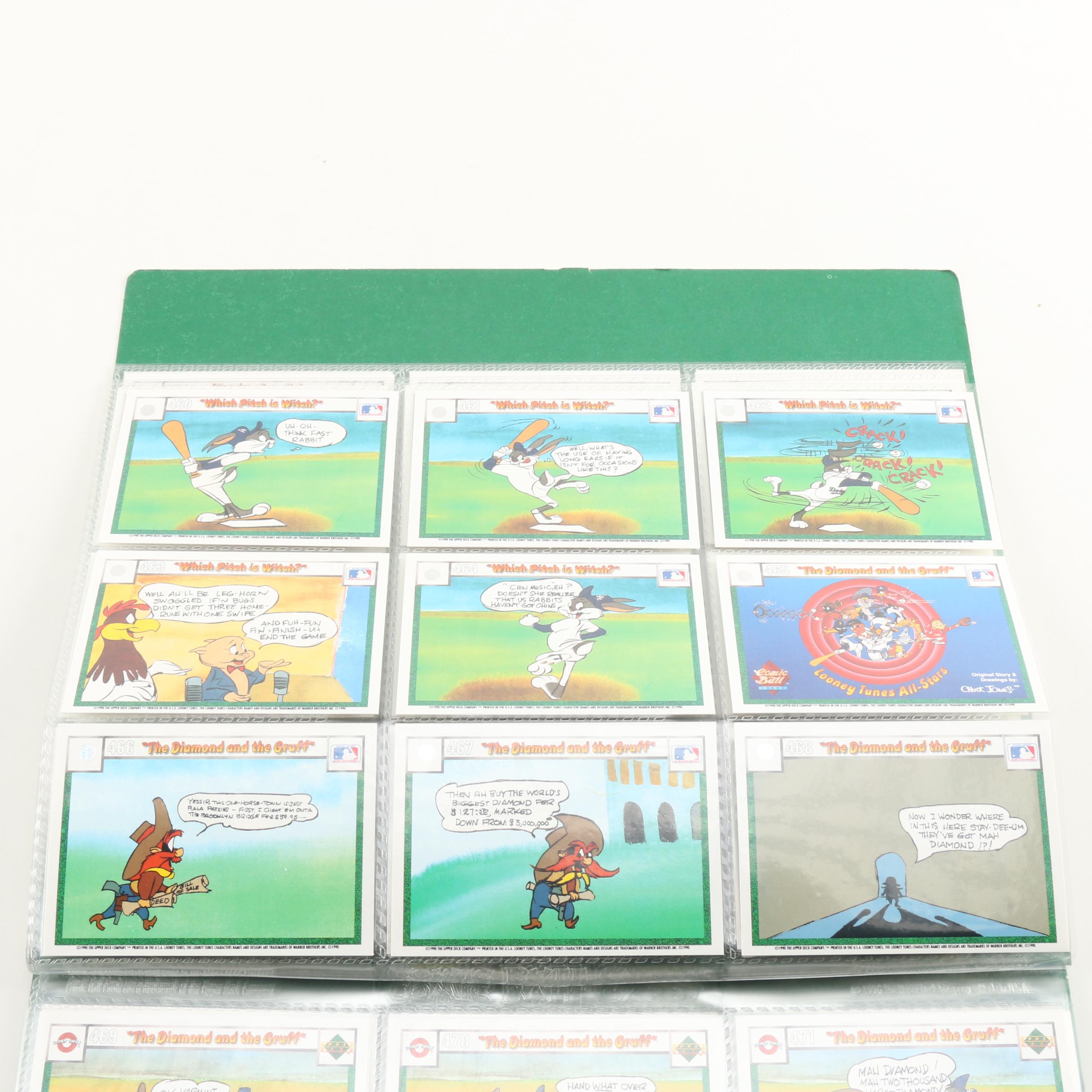 Collection of MLB Looney Tunes Trading Cards