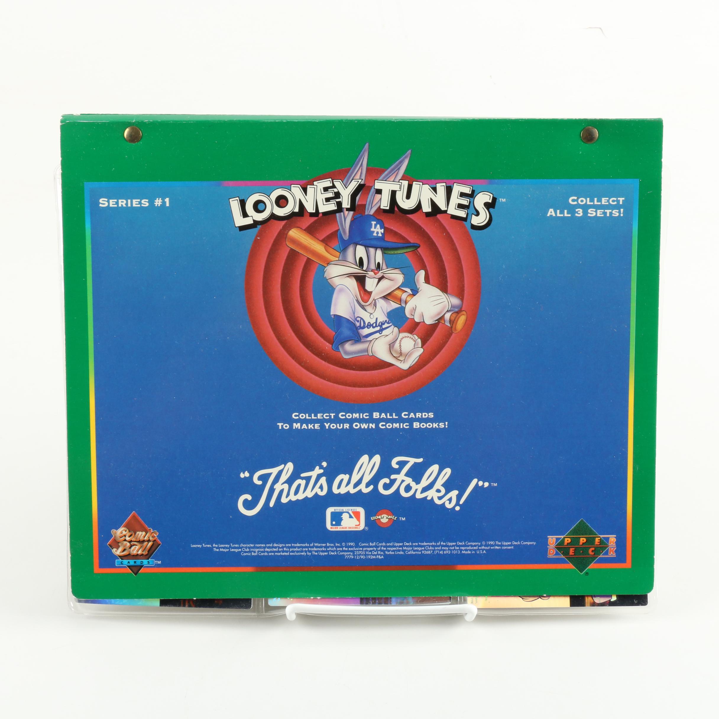 Collection of MLB Looney Tunes Trading Cards