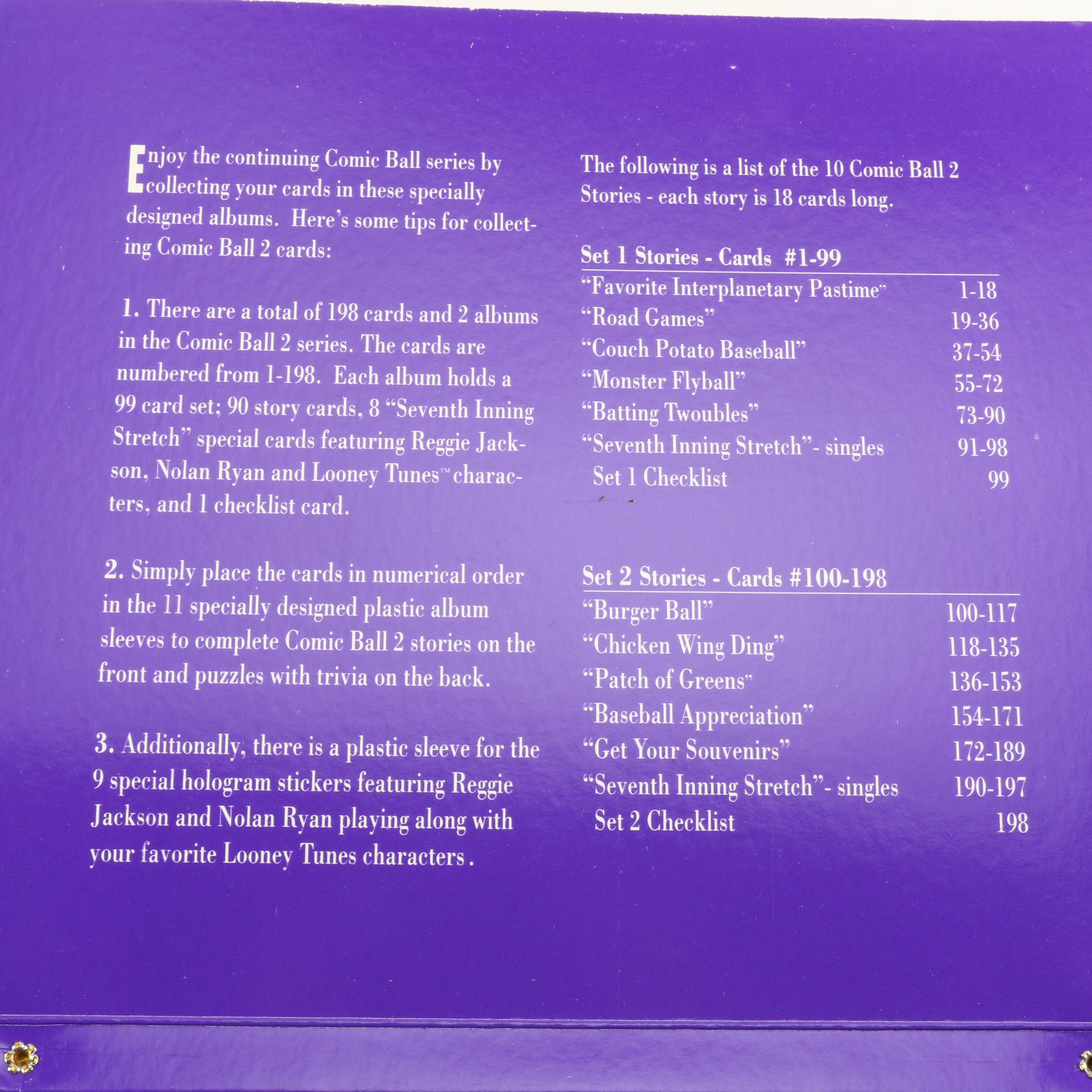 Collection of MLB Looney Tunes Trading Cards