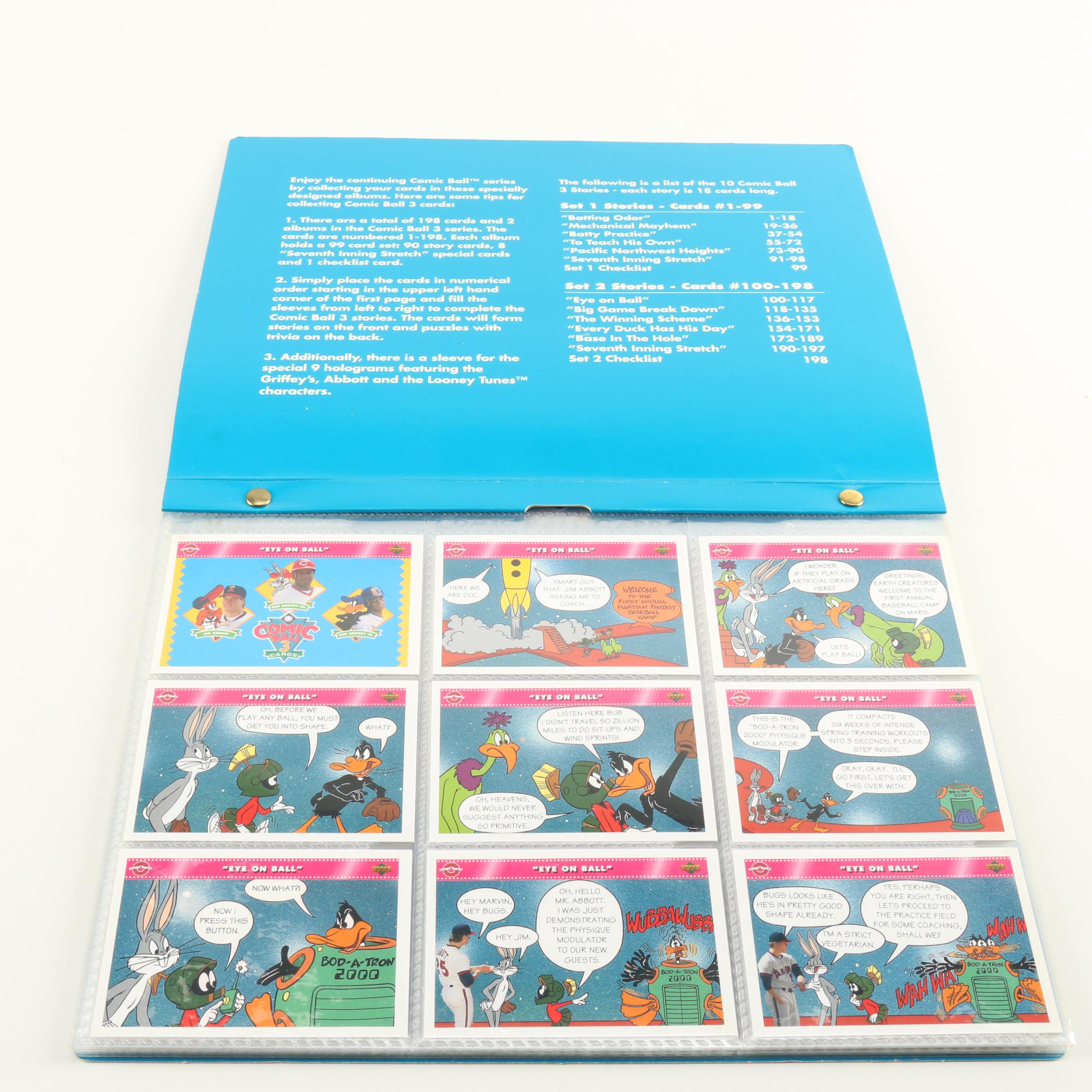 Collection of MLB Looney Tunes Trading Cards