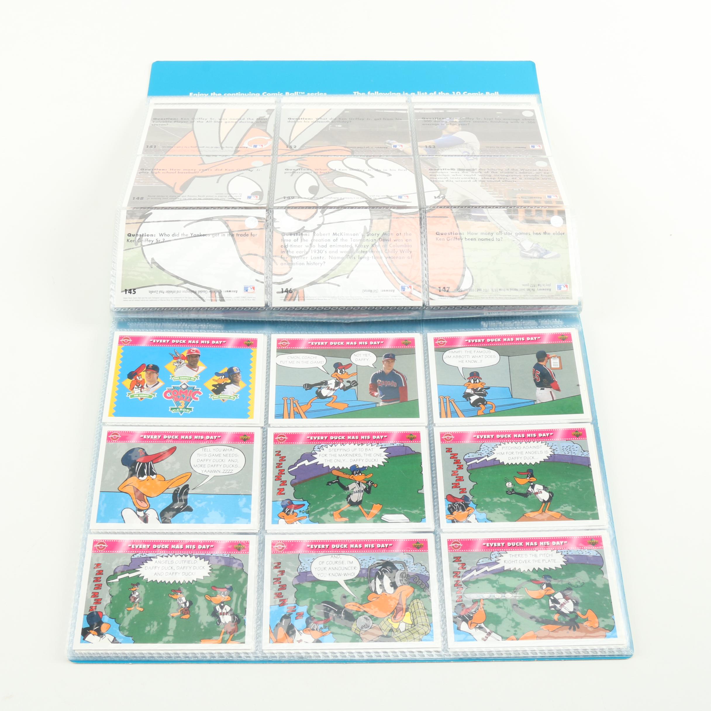 Collection of MLB Looney Tunes Trading Cards