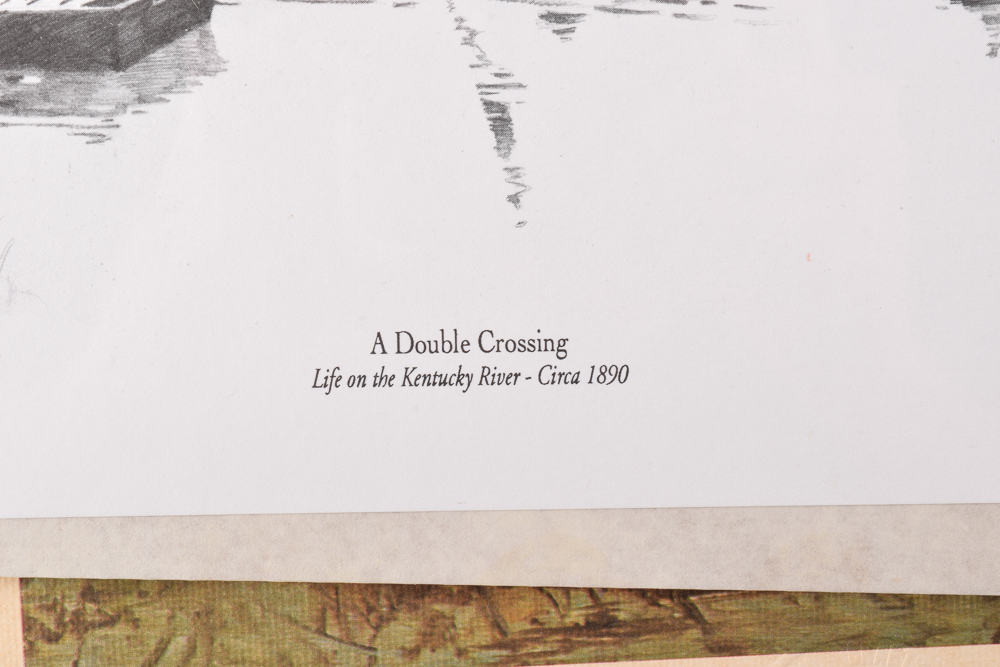 Unframed Signed Offset Lithographs After Ray Allen, Fritz Hilton, Nellie Meadows, Timothy Pack, and Al Cornette