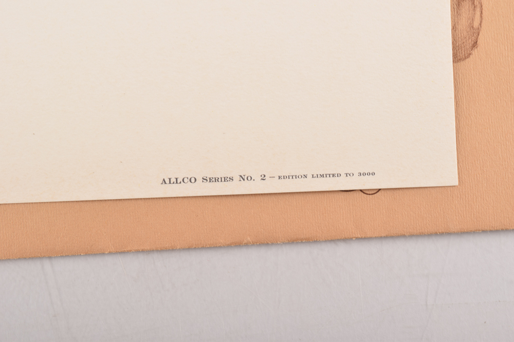 Unframed Signed Offset Lithographs After Ray Allen, Fritz Hilton, Nellie Meadows, Timothy Pack, and Al Cornette