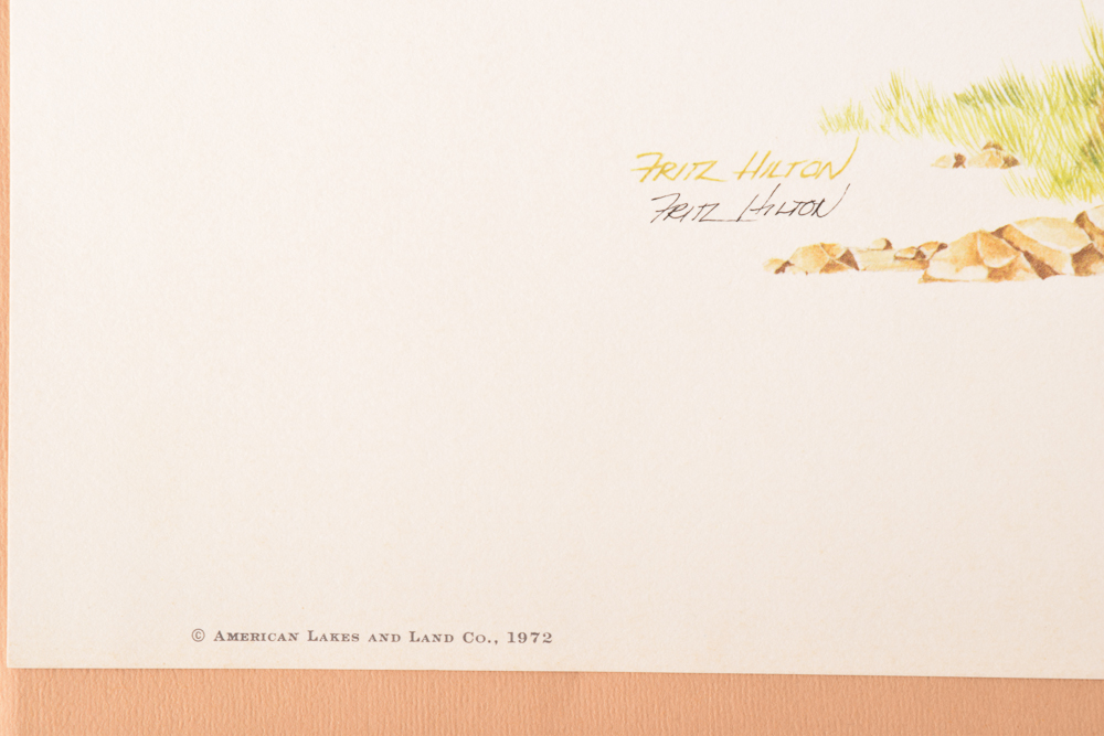 Unframed Signed Offset Lithographs After Ray Allen, Fritz Hilton, Nellie Meadows, Timothy Pack, and Al Cornette