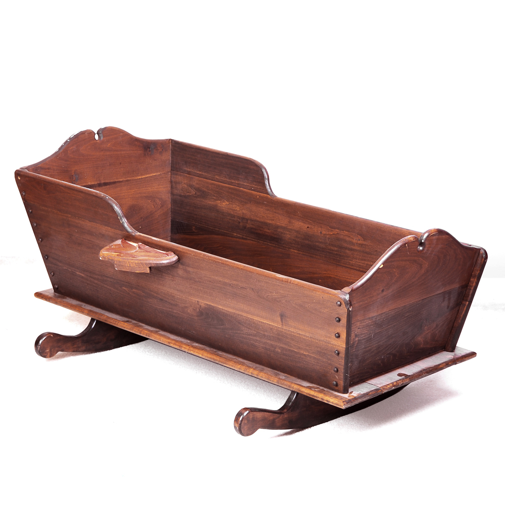 Vintage Wooden Decorative Cradle