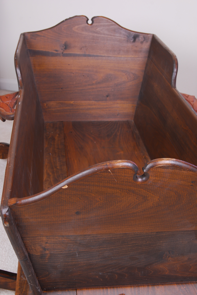 Vintage Wooden Decorative Cradle