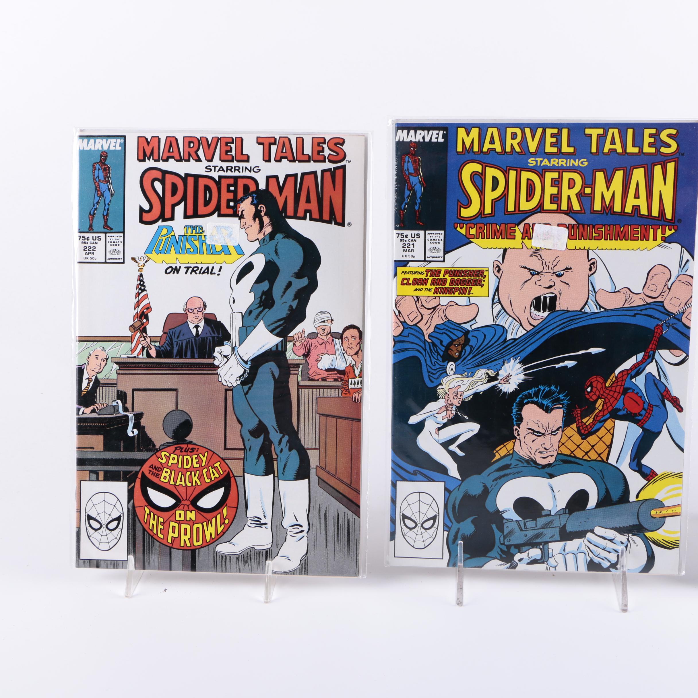 Thirty-One Comic Books Featuring "The Punisher" and "Spider-Man"