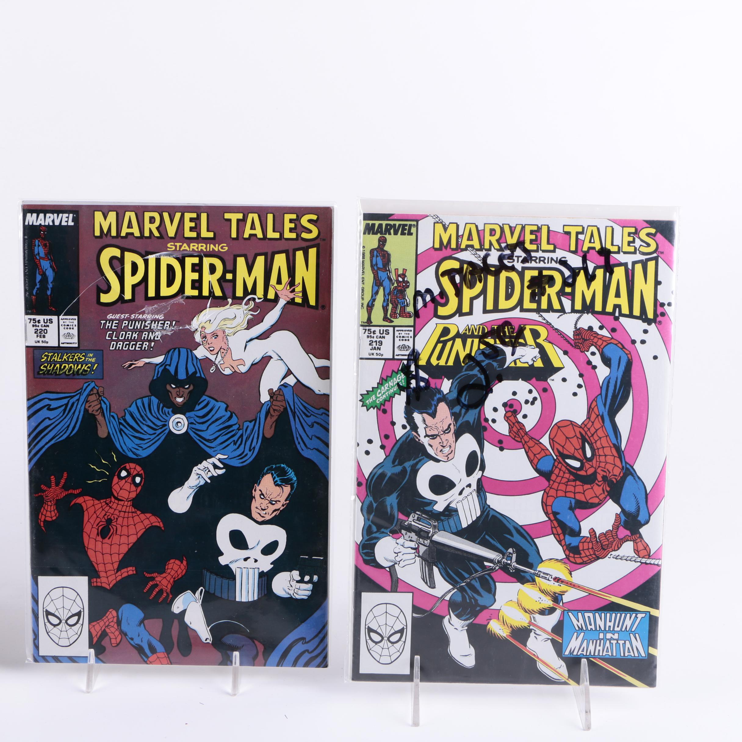 Thirty-One Comic Books Featuring "The Punisher" and "Spider-Man"