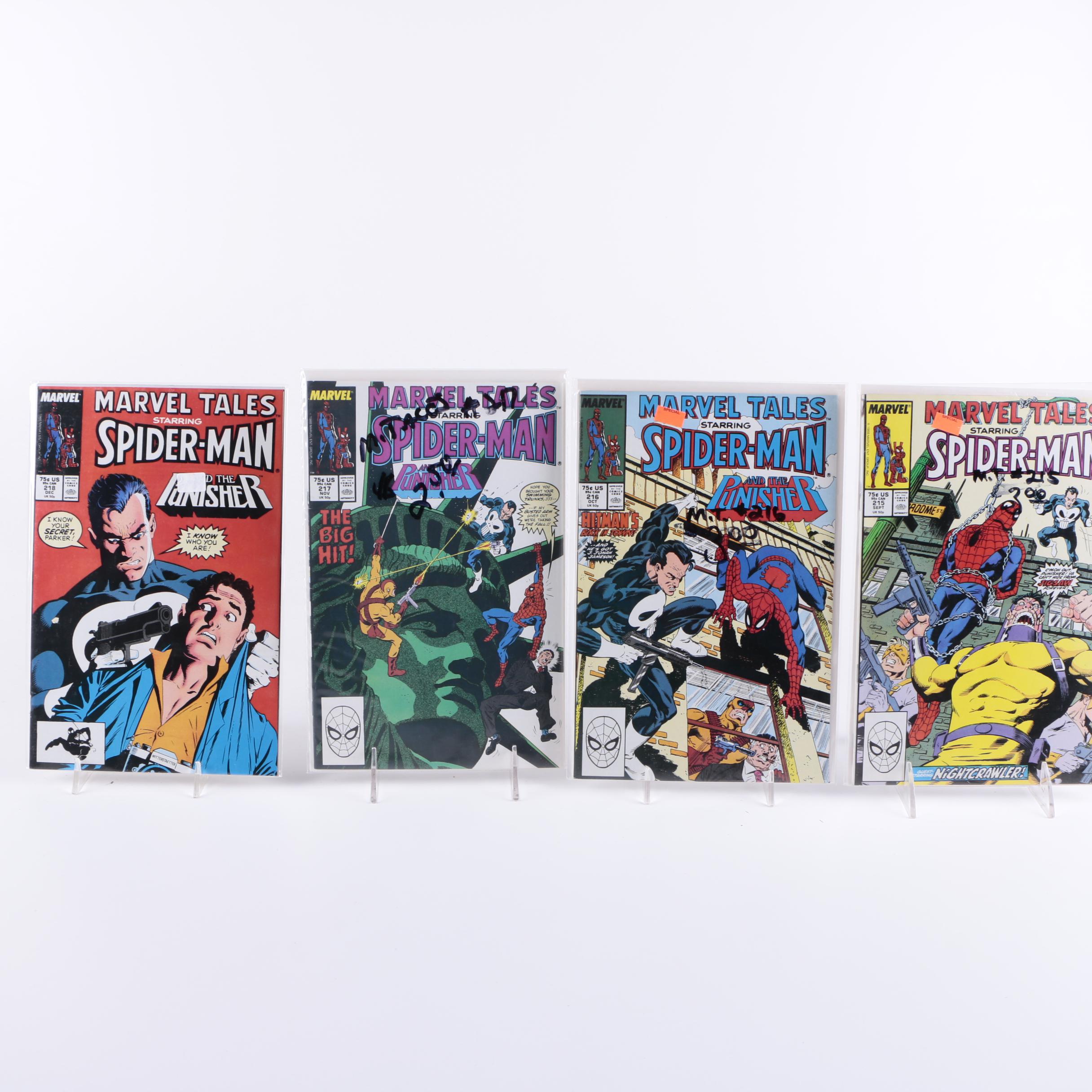 Thirty-One Comic Books Featuring "The Punisher" and "Spider-Man"