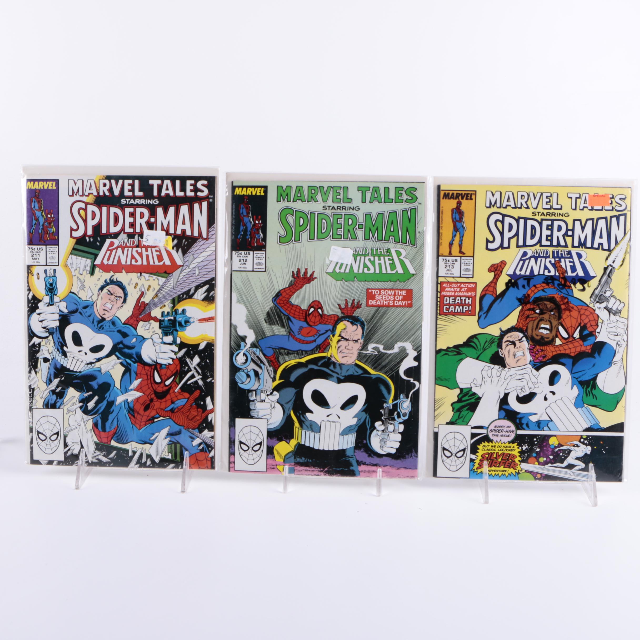 Thirty-One Comic Books Featuring "The Punisher" and "Spider-Man"