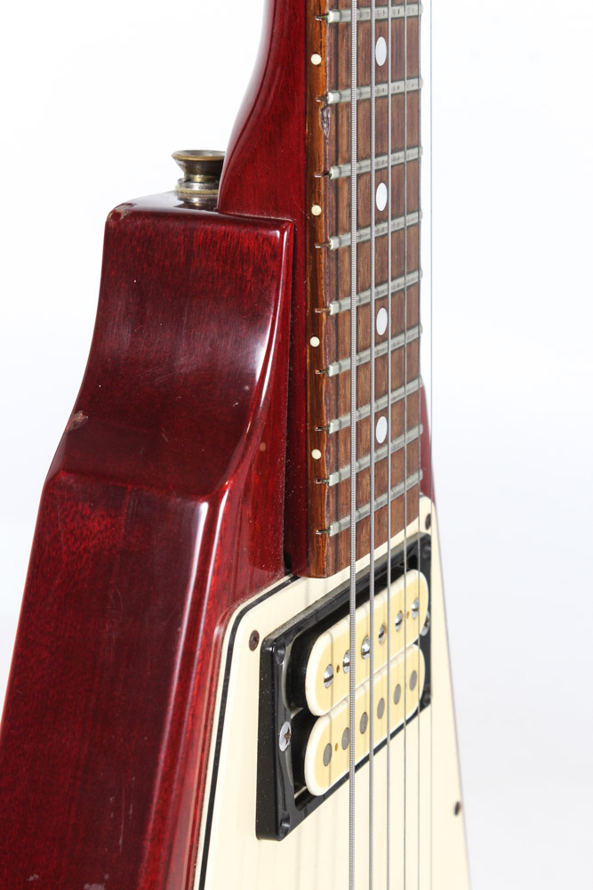 Vintage Ibanez Flying V Style Korina Electric Guitar and Case