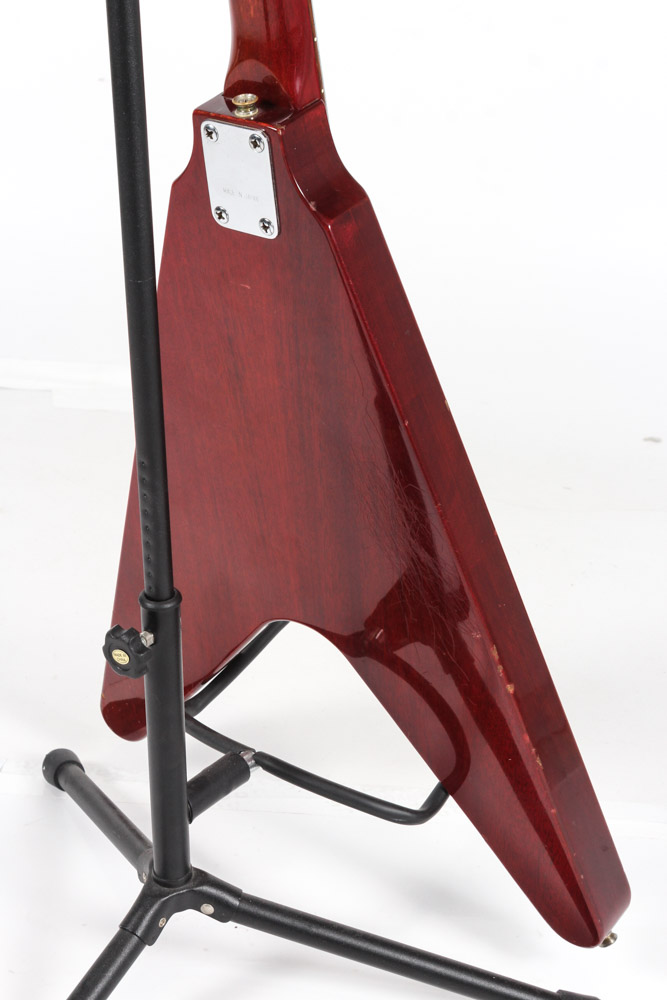 Vintage Ibanez Flying V Style Korina Electric Guitar and Case