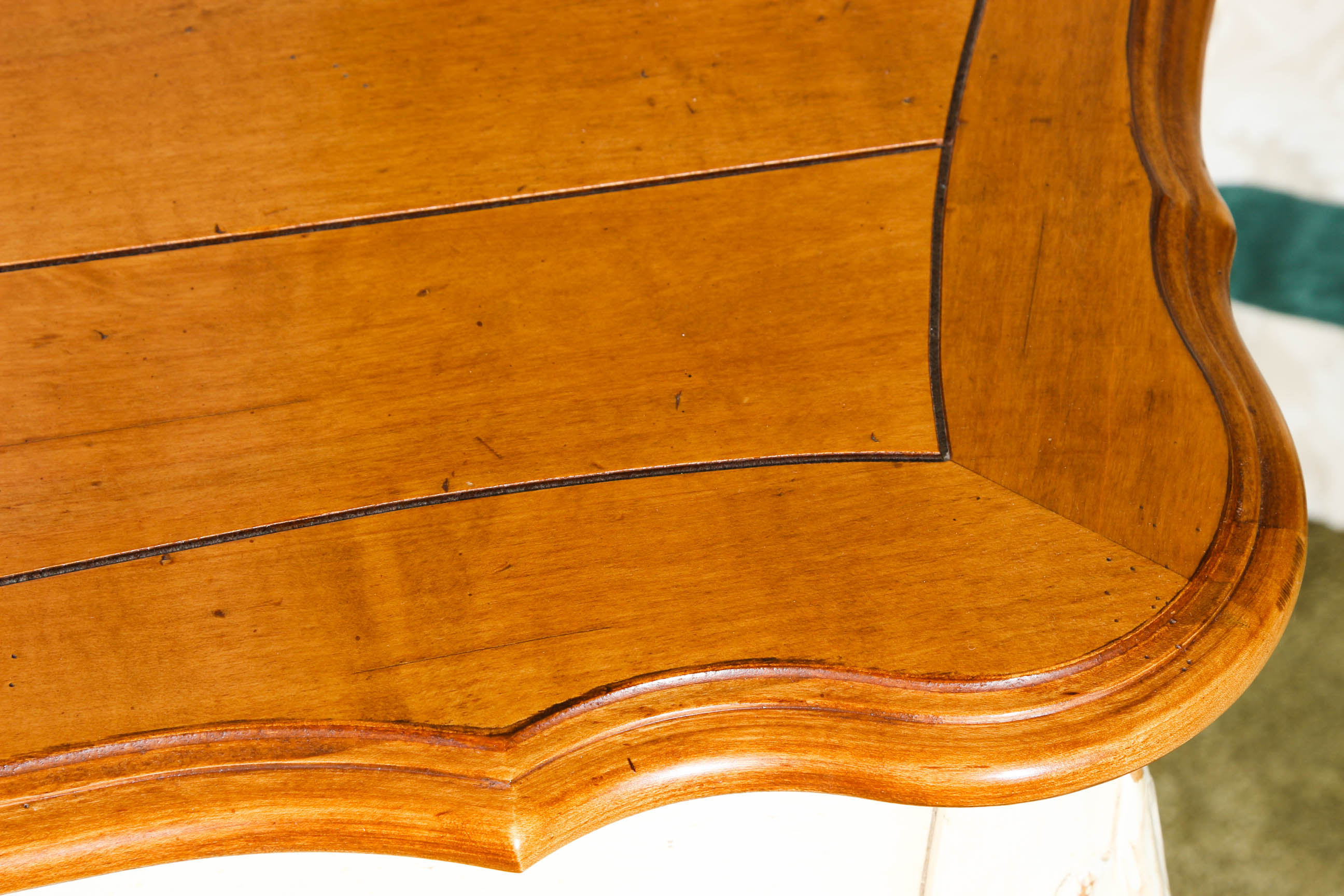 French Provincial Style Console Table with Stools