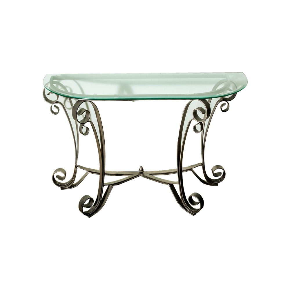 Glass Top Entry Table