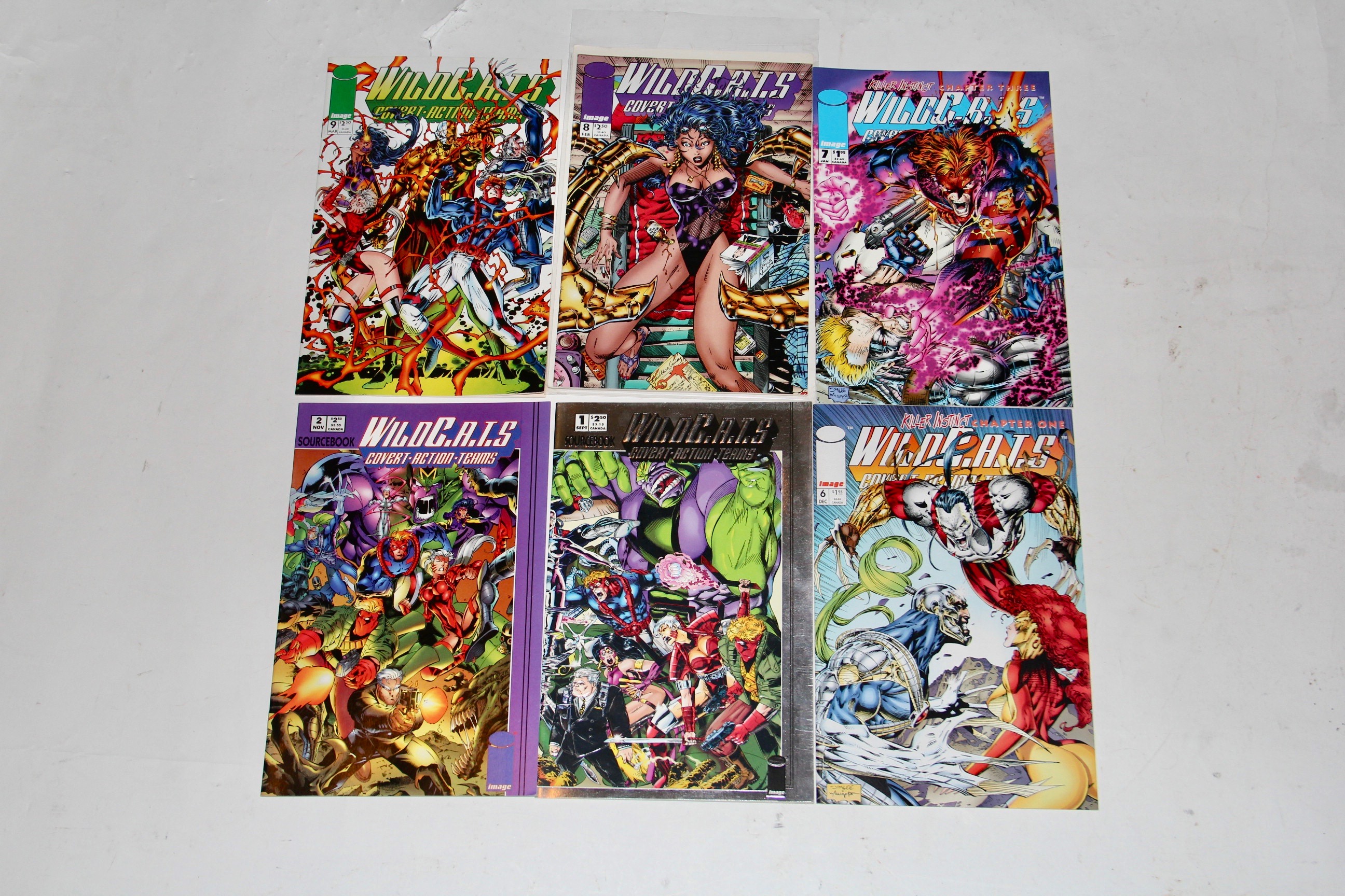 Image Comics "Wild C.A.T.S." Comic Books