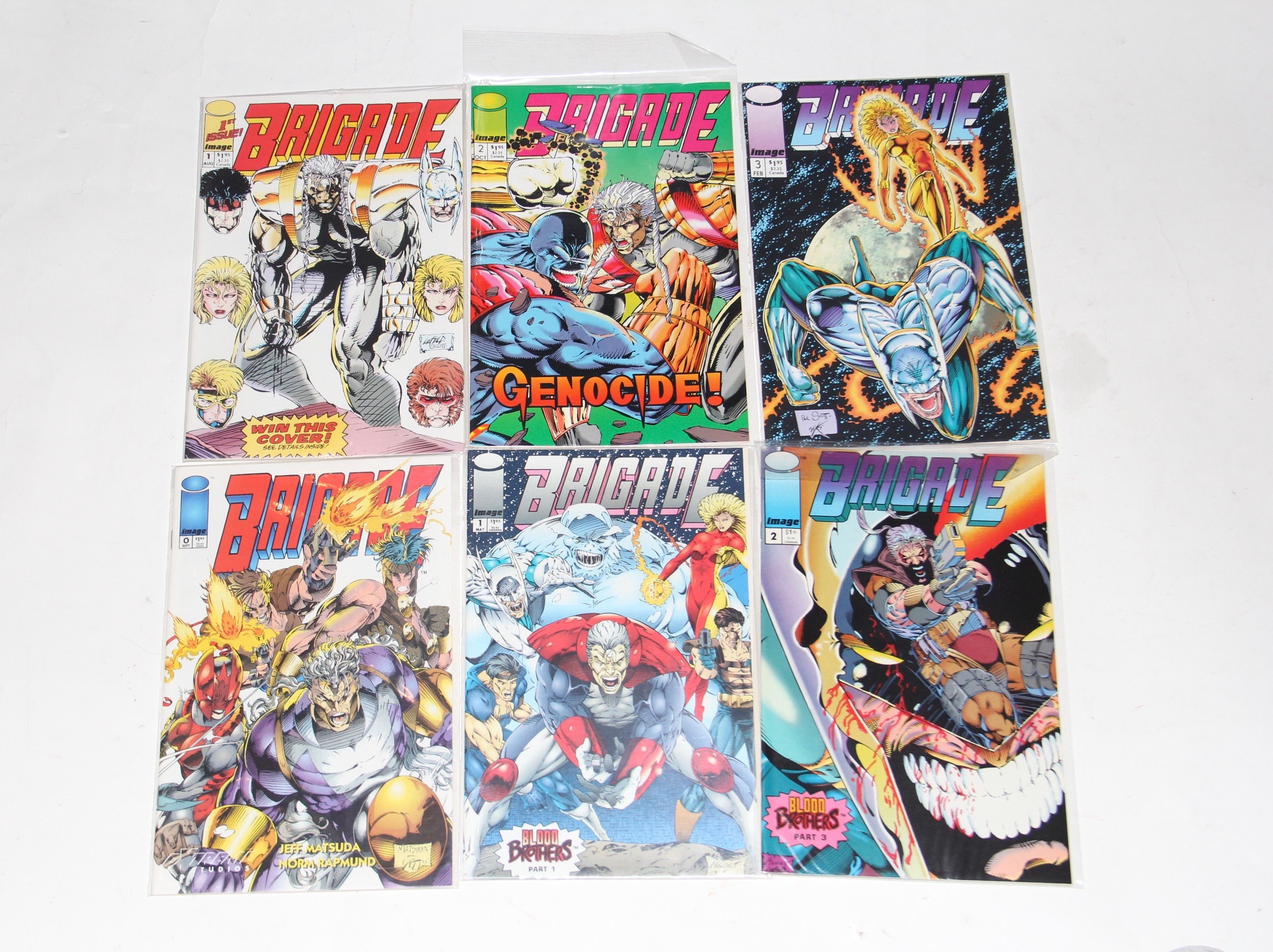 Image Comics "Brigade" Comic Books Including First Issue